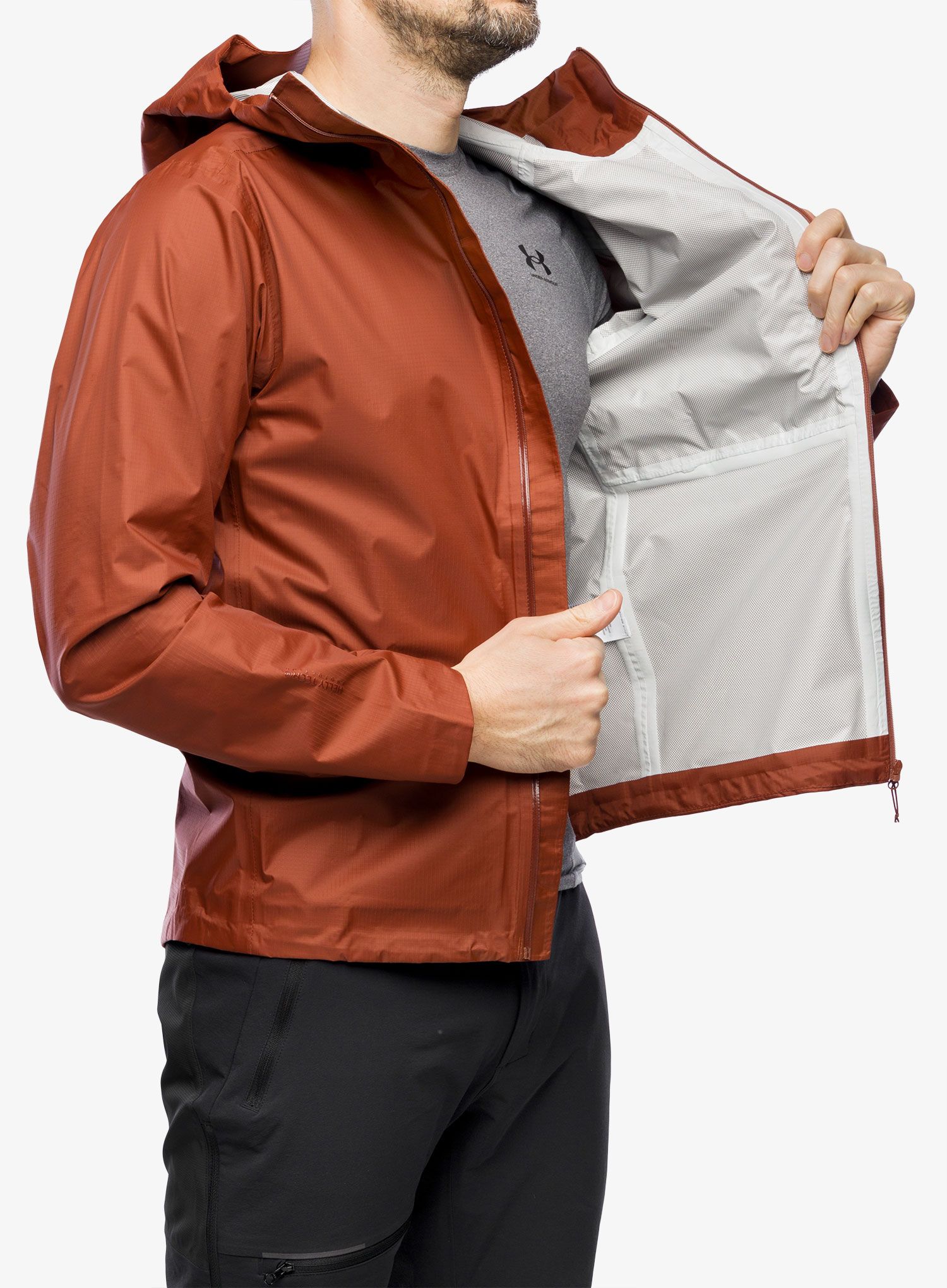 Pánská bunda Helly Hansen Verglas Micro Shell Jacket - iron oxide