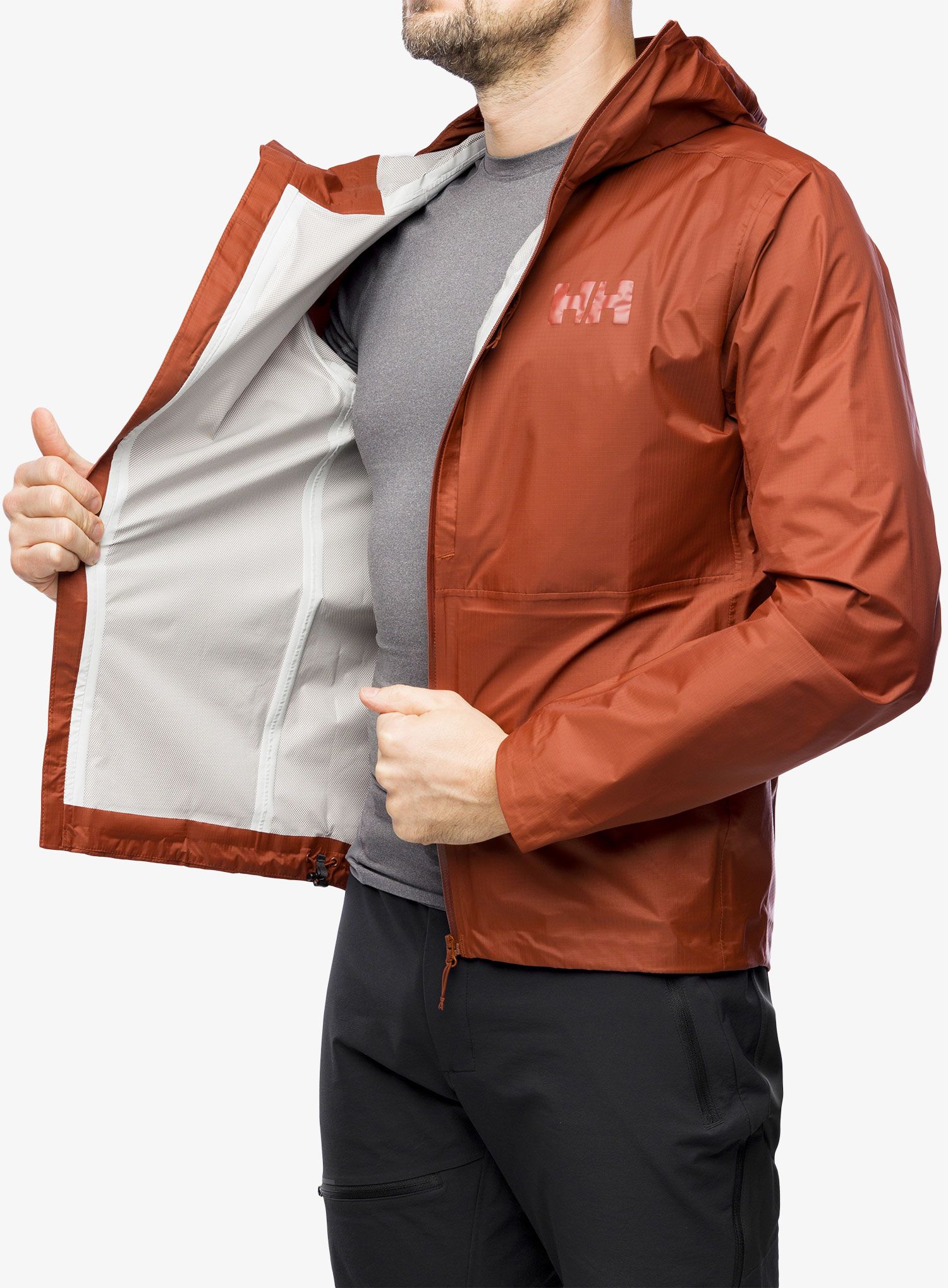 Pánská bunda Helly Hansen Verglas Micro Shell Jacket - iron oxide