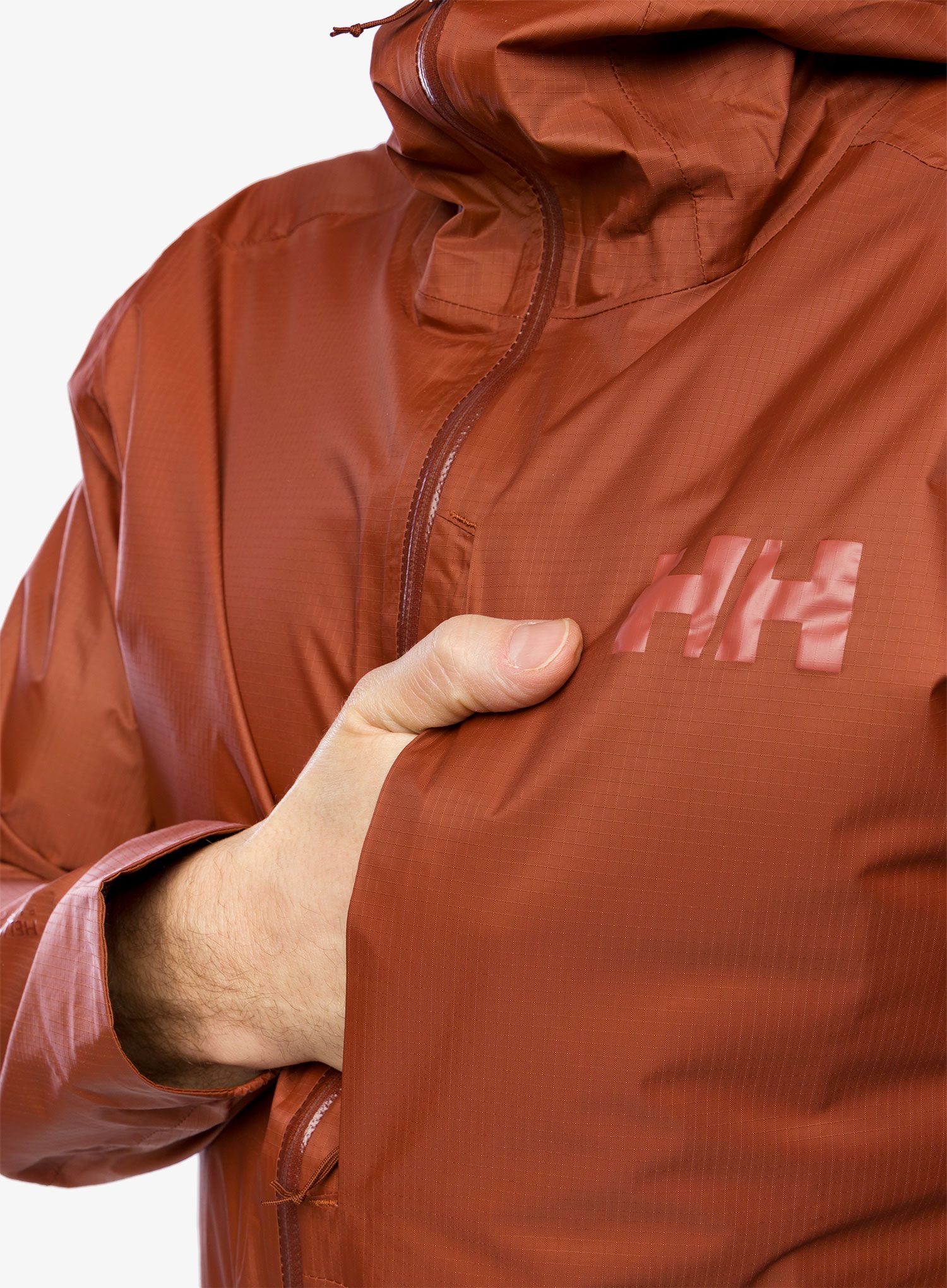 Pánská bunda Helly Hansen Verglas Micro Shell Jacket - iron oxide