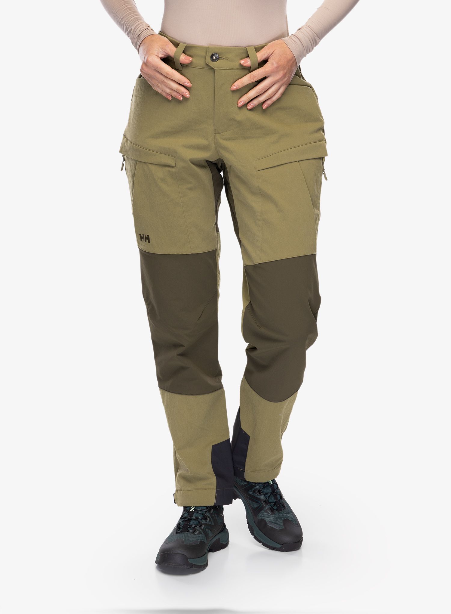 Trekové kalhoty dámské Helly Hansen Verglas Tur Pant 2.0 - terrain green
