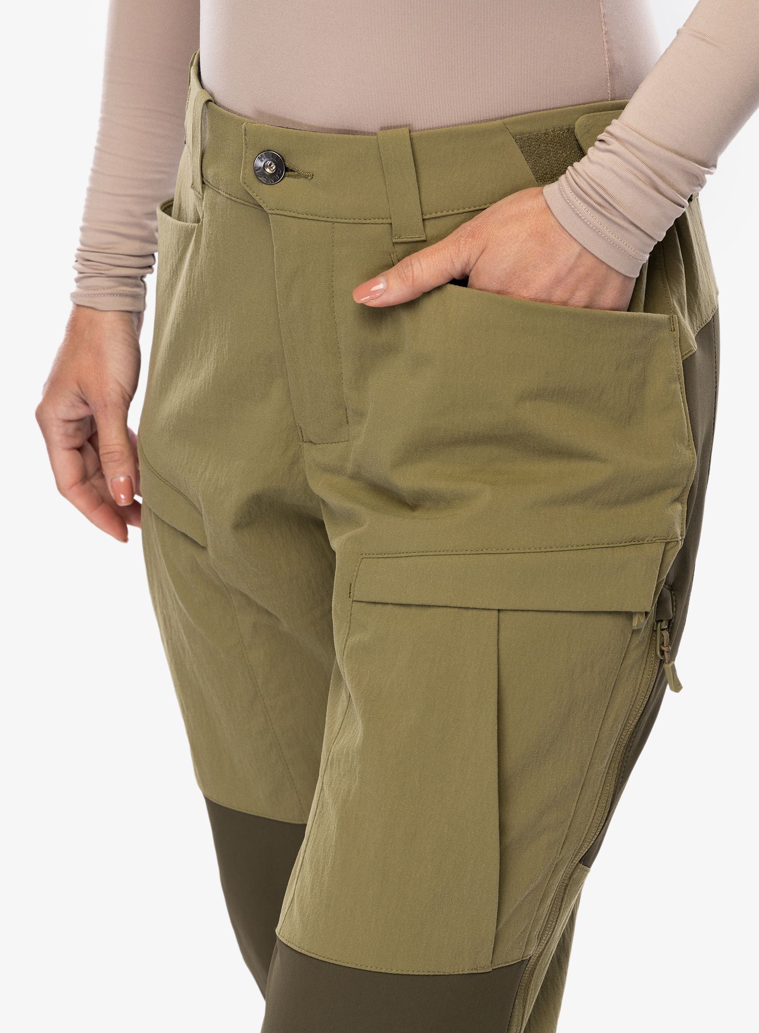 Trekové kalhoty dámské Helly Hansen Verglas Tur Pant 2.0 - terrain green
