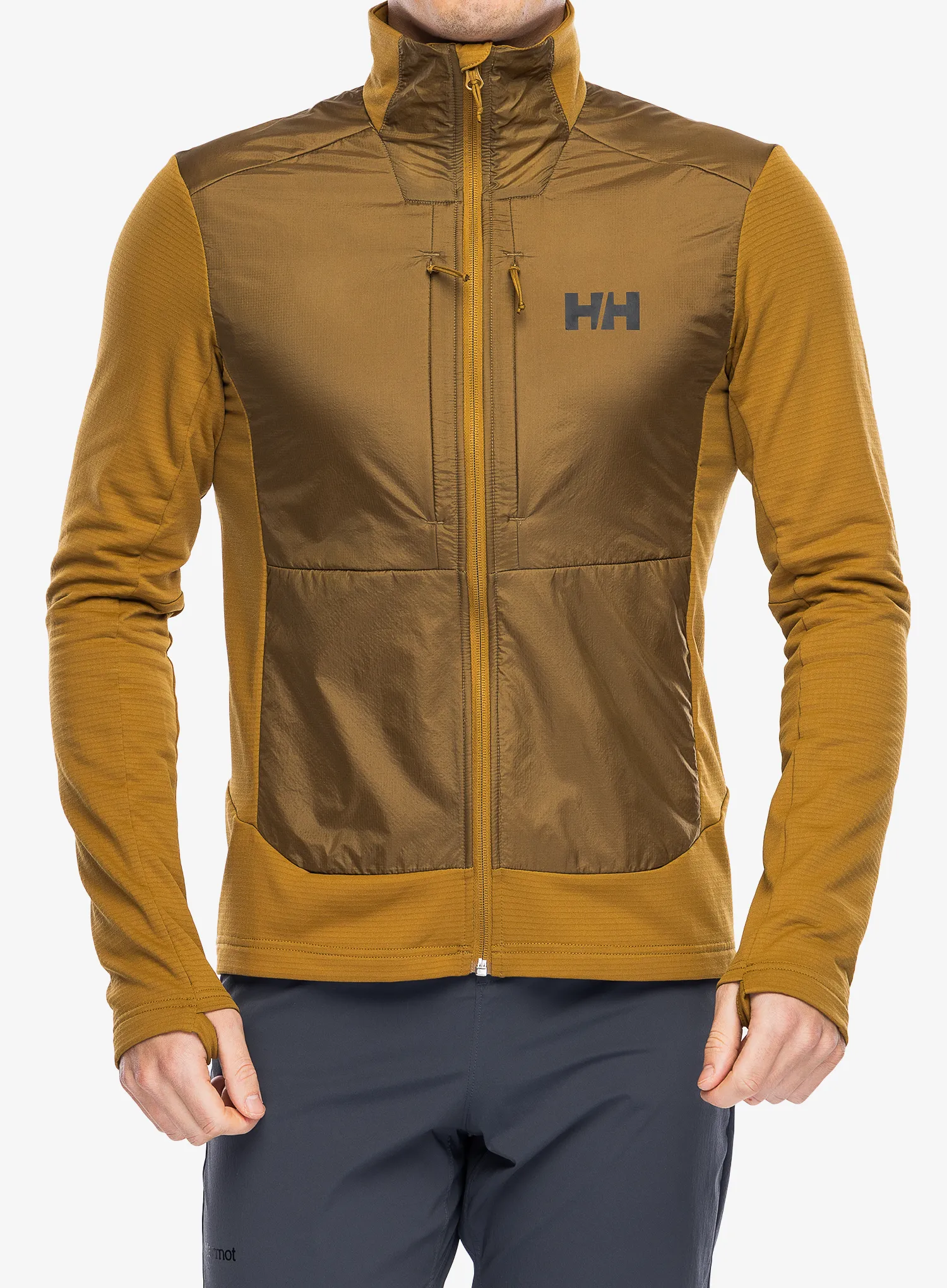 Mikina se zipem Helly Hansen Versalite Hybrid Fleece Jacket - lynx