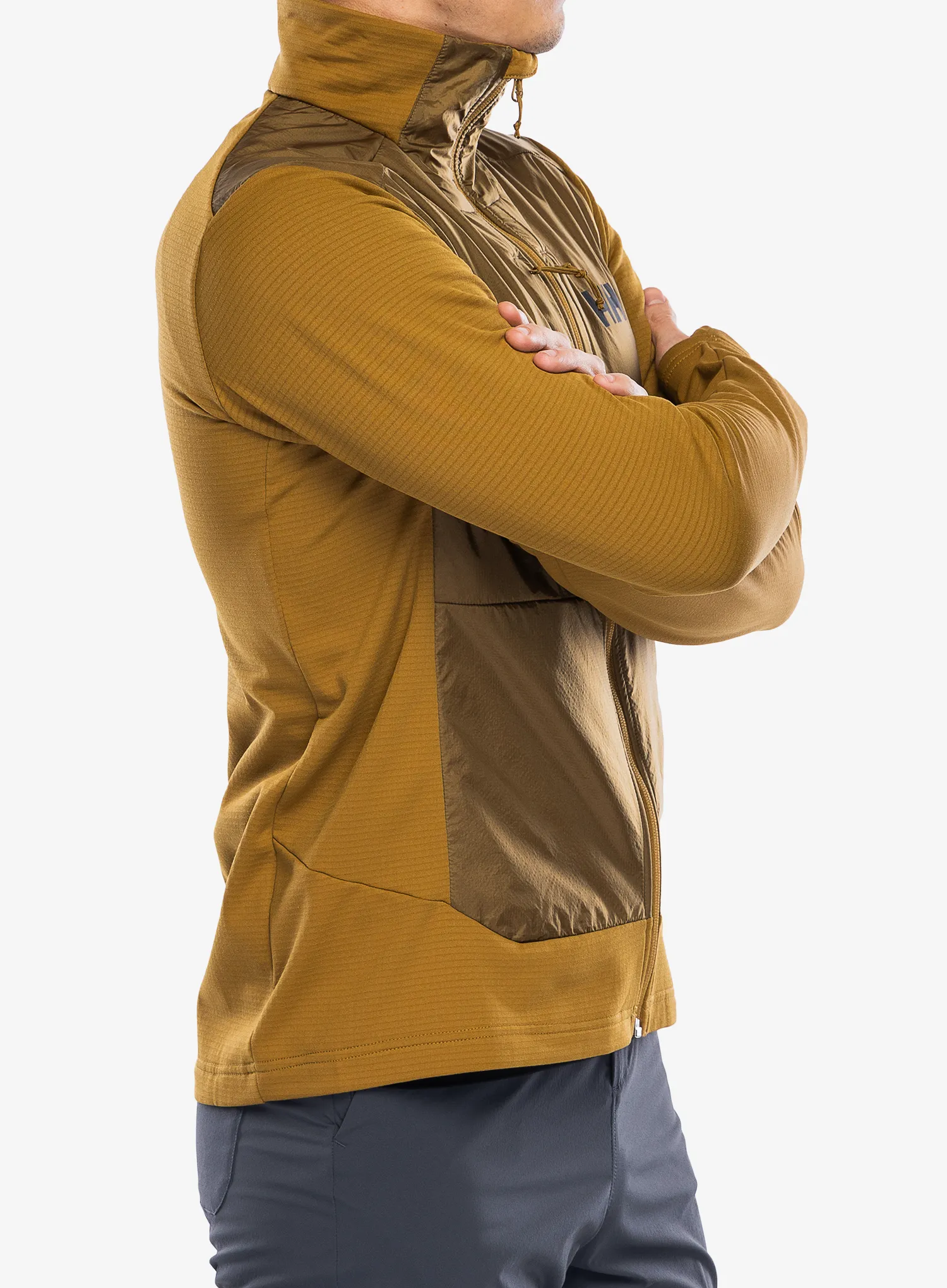 Mikina se zipem Helly Hansen Versalite Hybrid Fleece Jacket - lynx