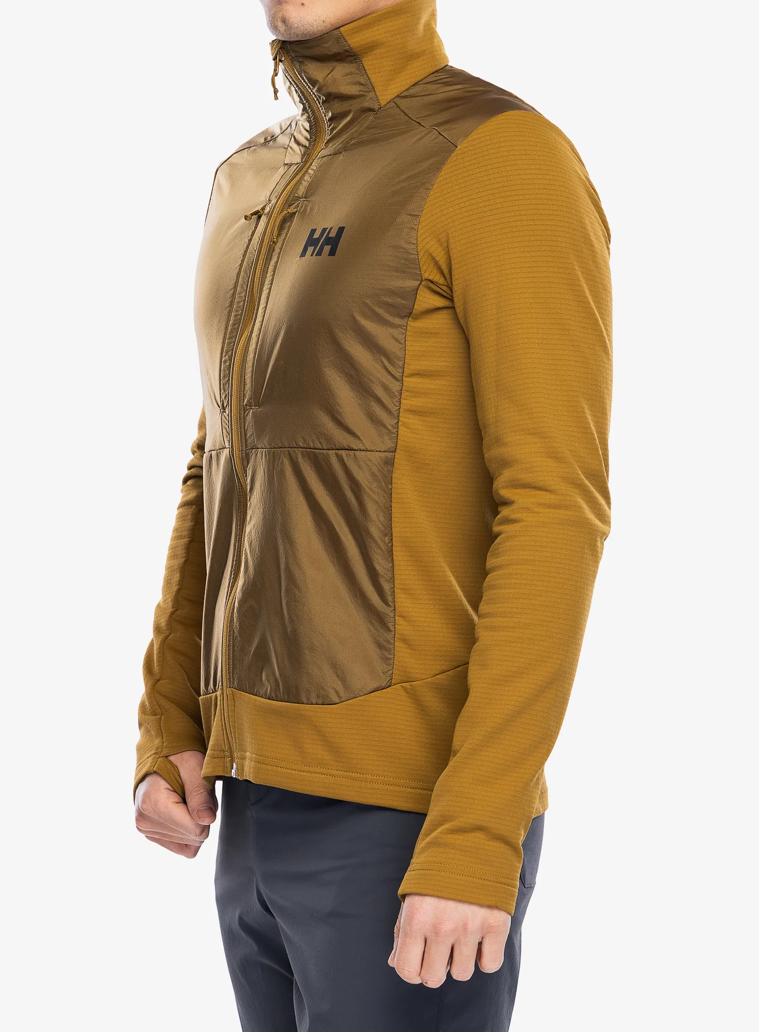 Mikina se zipem Helly Hansen Versalite Hybrid Fleece Jacket - lynx