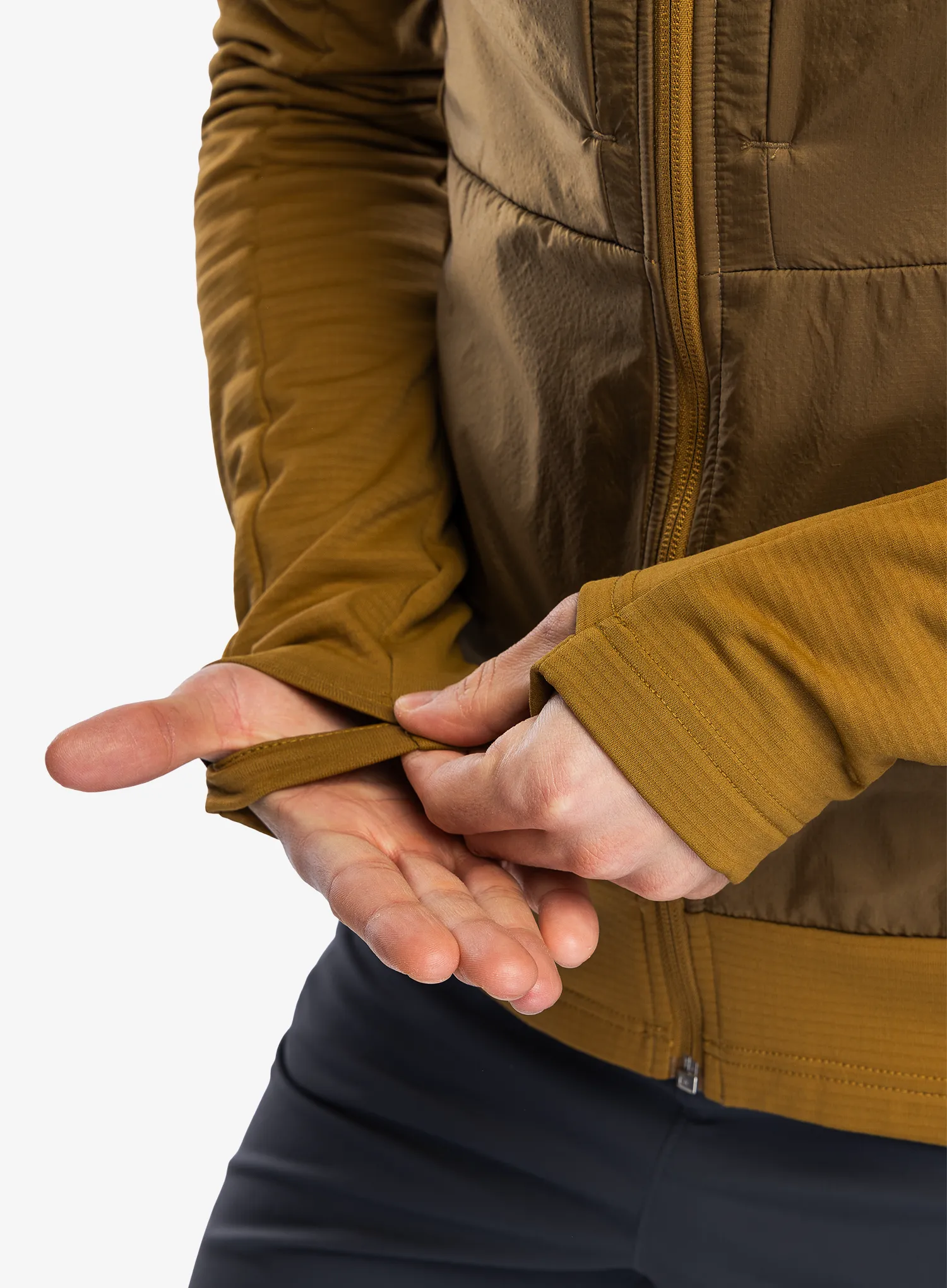 Mikina se zipem Helly Hansen Versalite Hybrid Fleece Jacket - lynx