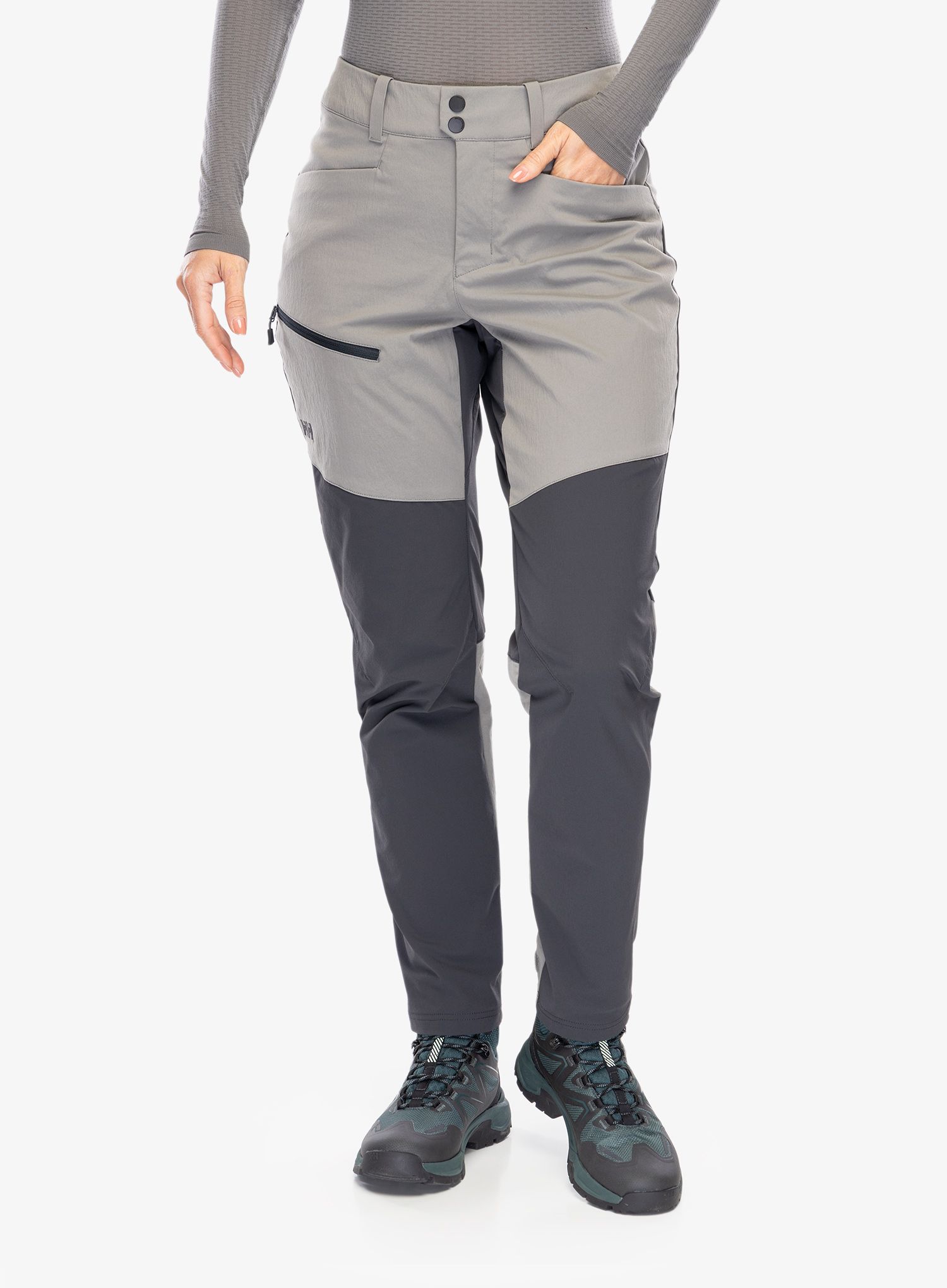 Trekové kalhoty dámské Helly Hansen Vika Tur Pant 2.0 - concrete