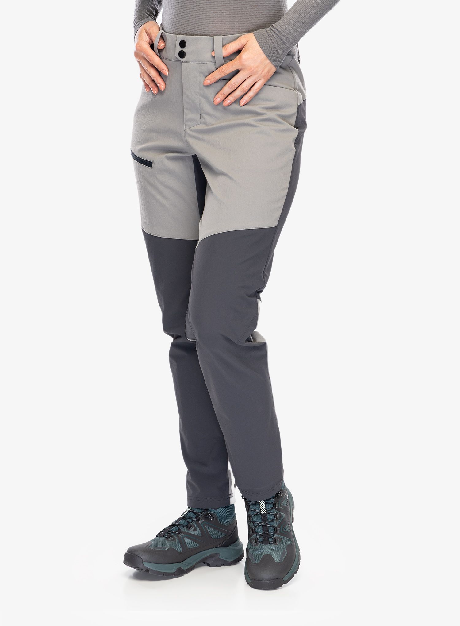 Trekové kalhoty dámské Helly Hansen Vika Tur Pant 2.0 - concrete