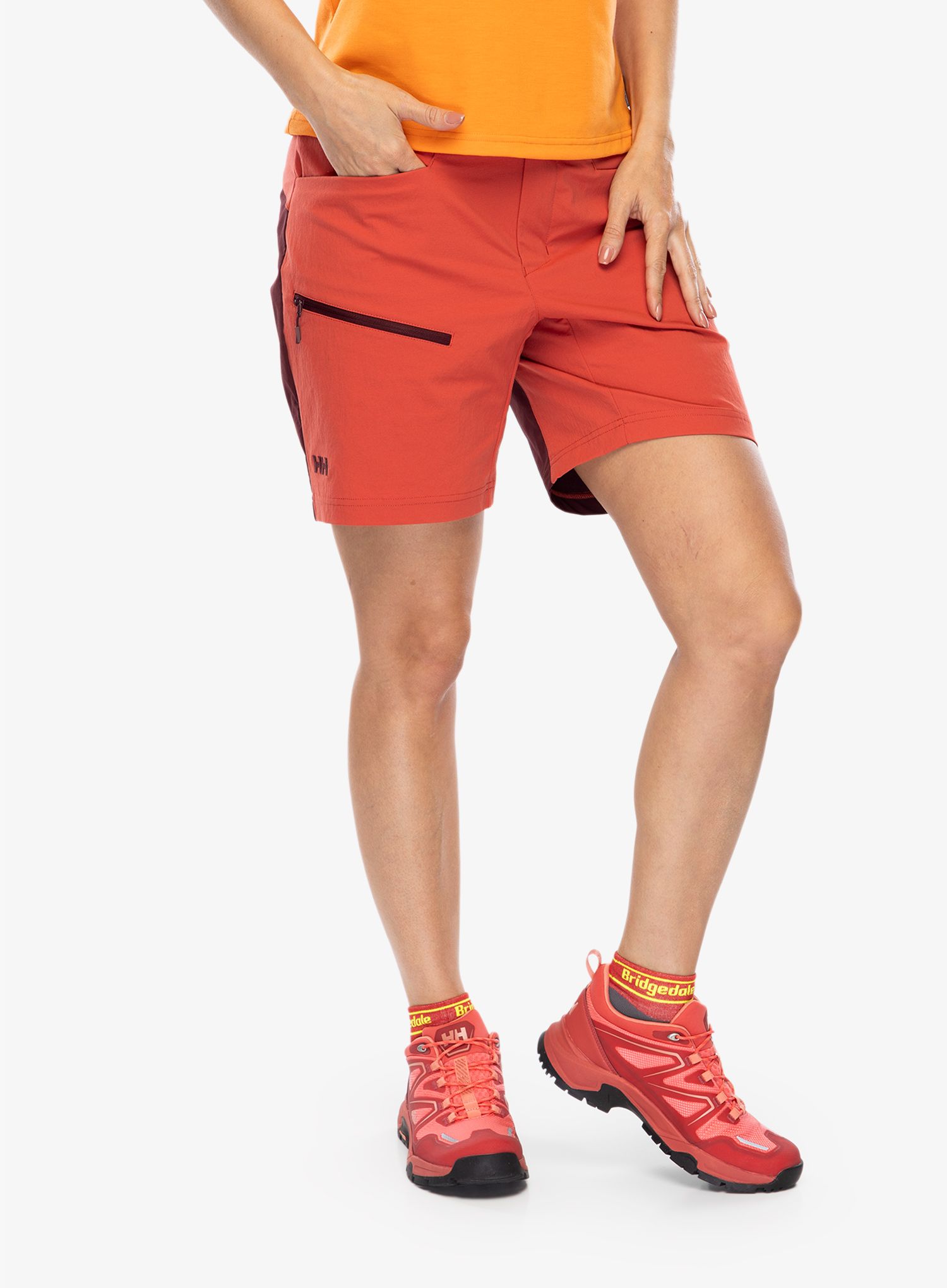 Turistické kraťasy dámské Helly Hansen Vika Tur Shorts - poppy red