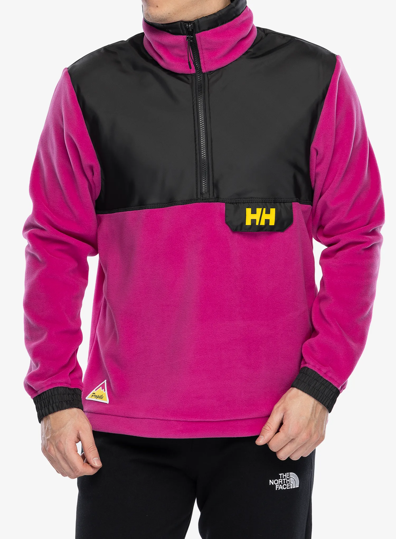 Fleece mikina Helly Hansen YU 1/2 Zip Fleece - magenta 2.0