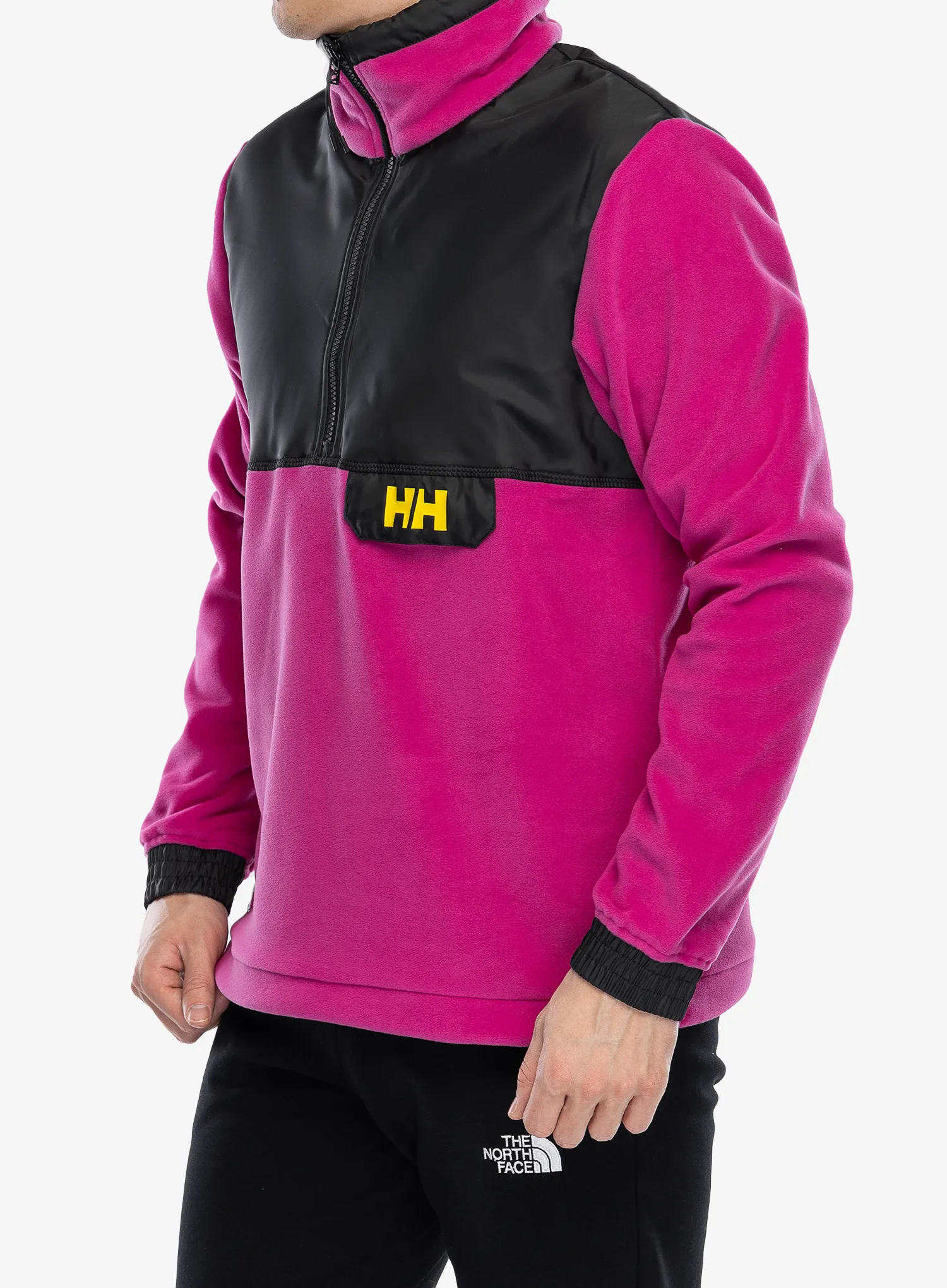 Fleece mikina Helly Hansen YU 1/2 Zip Fleece - magenta 2.0