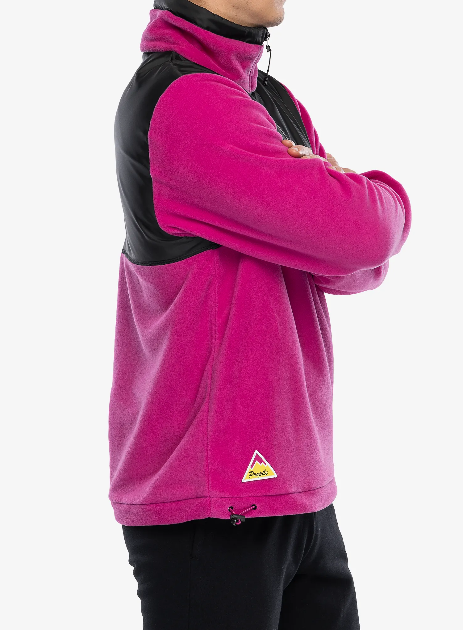 Fleece mikina Helly Hansen YU 1/2 Zip Fleece - magenta 2.0