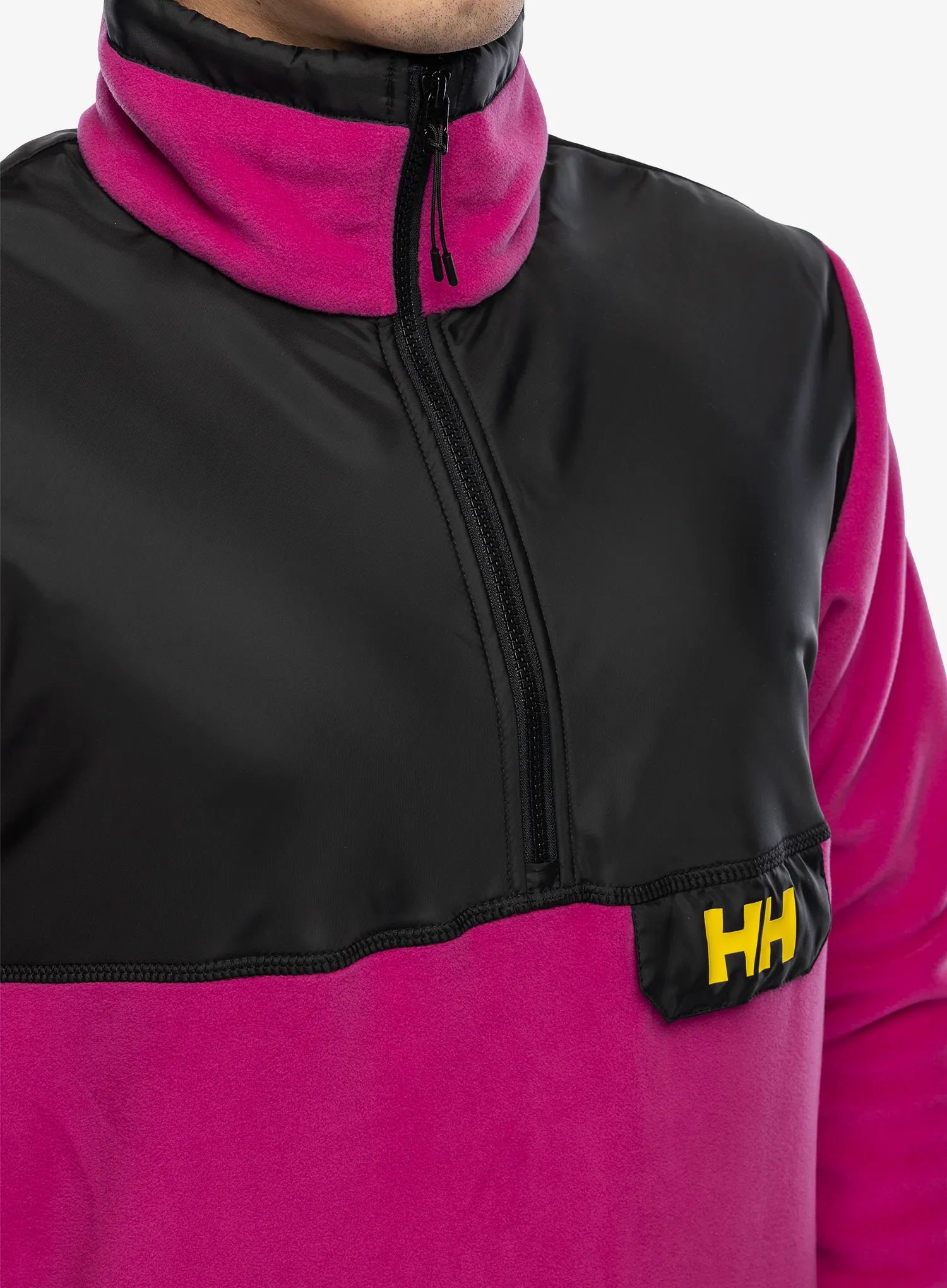 Fleece mikina Helly Hansen YU 1/2 Zip Fleece - magenta 2.0
