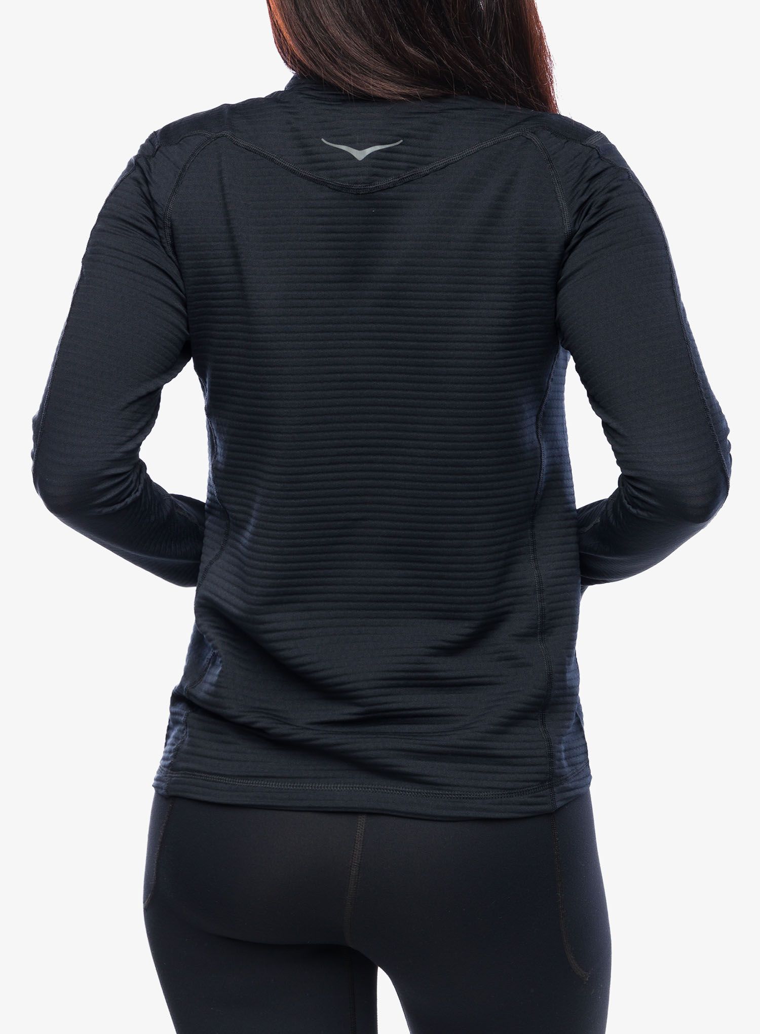 Dámská mikina se zipem Hoka 1/2 Zip - black