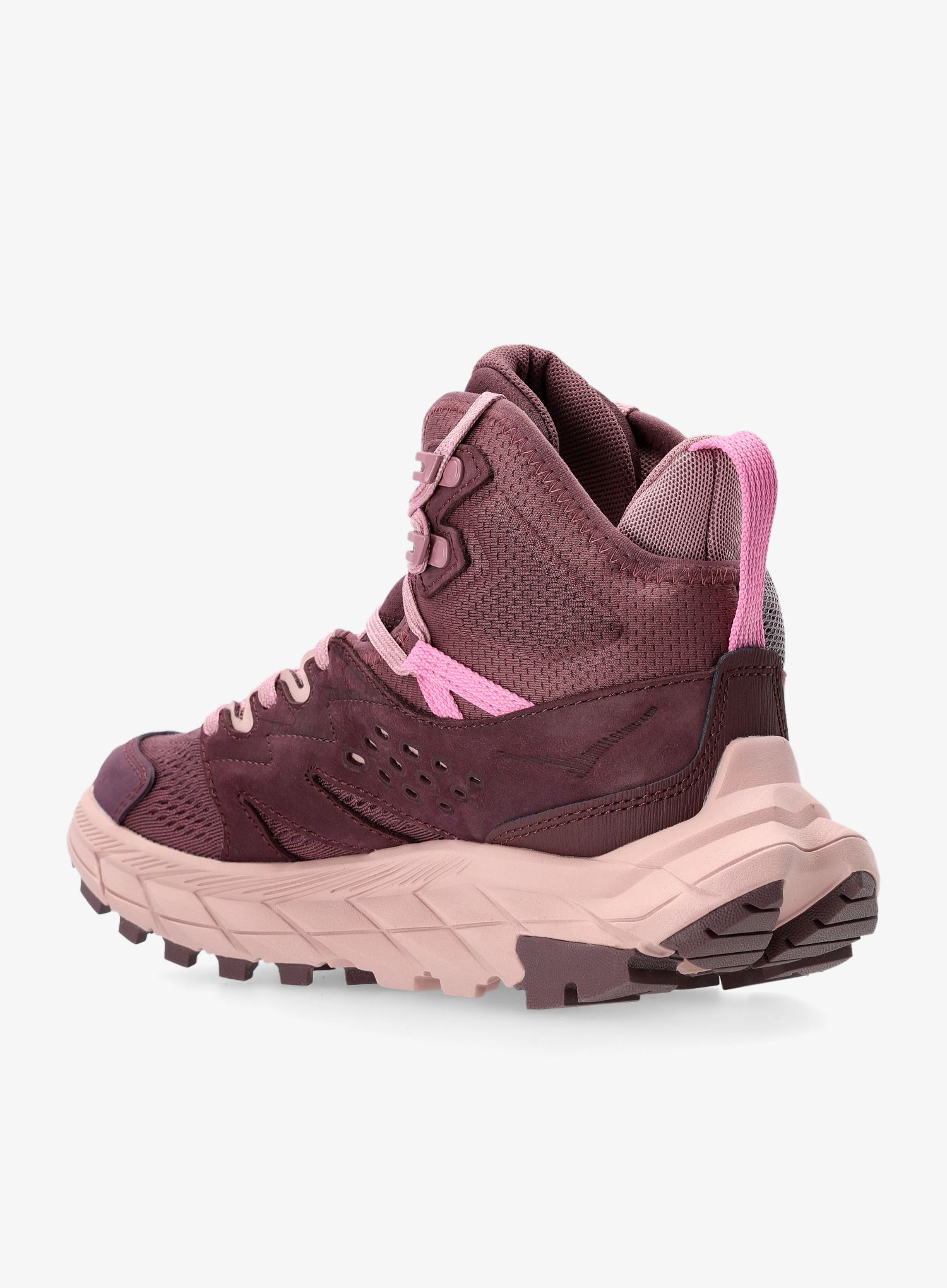 Turistické boty dámské Hoka Anacapa Breeze Mid - raisin/pale mauve
