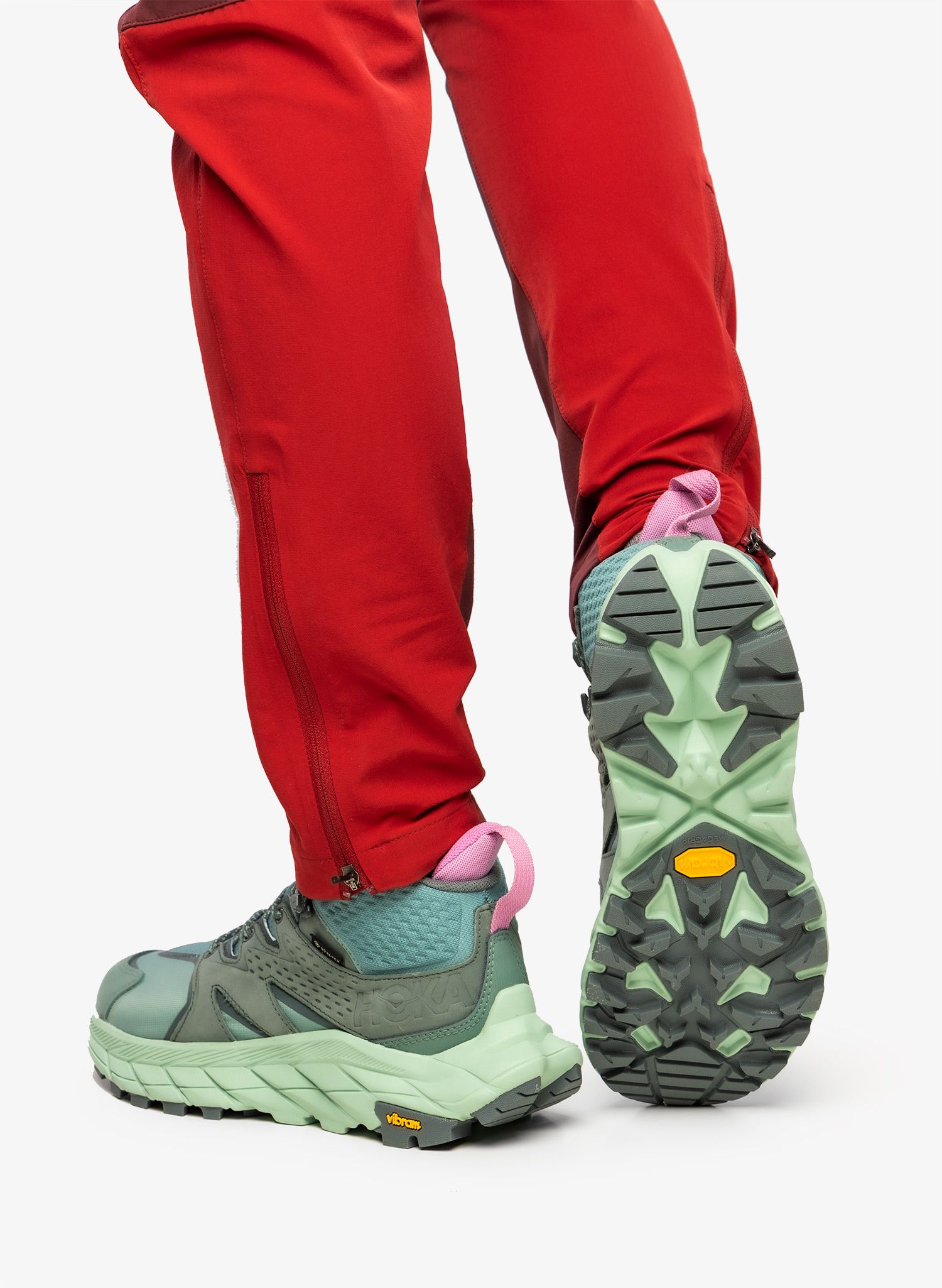 Turistické boty dámské Hoka Anacapa Mid GTX - trellis/mist green