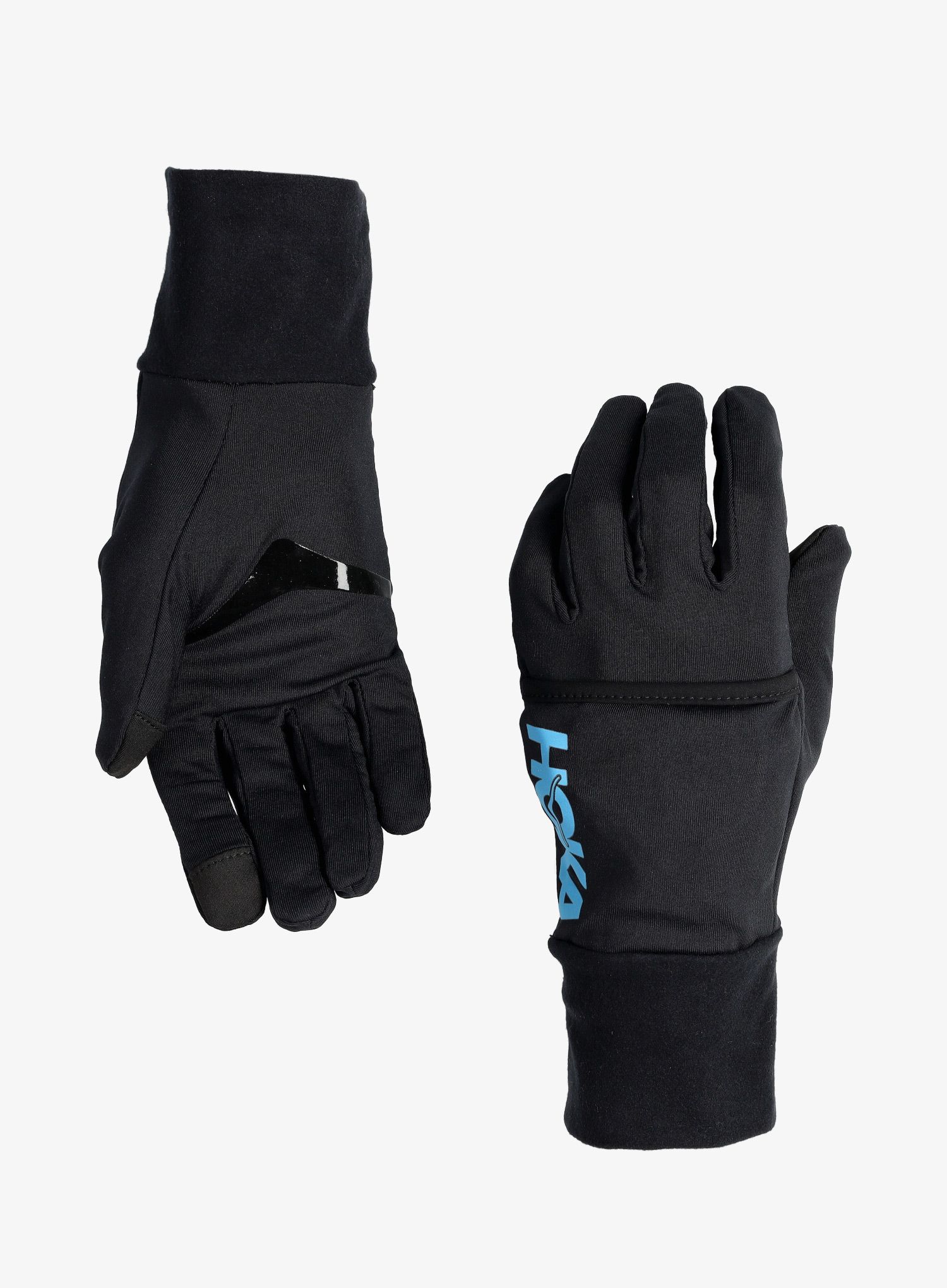 Běžecké rukavice Hoka ColdSnap Fleece Gloves - black