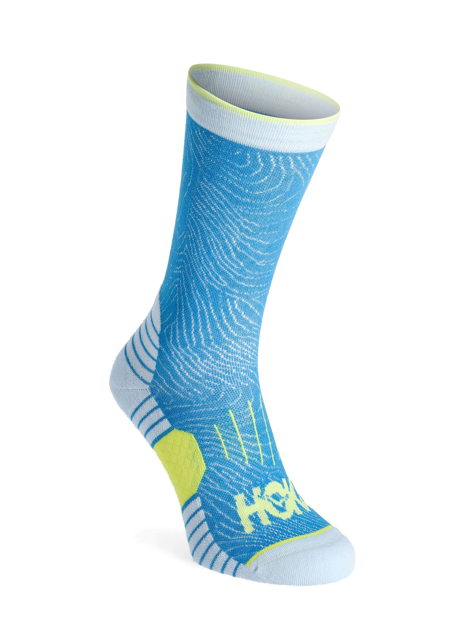 Běžecké ponožky Hoka Crew Run Sock 3-Pack - diva blue/ice/primrose