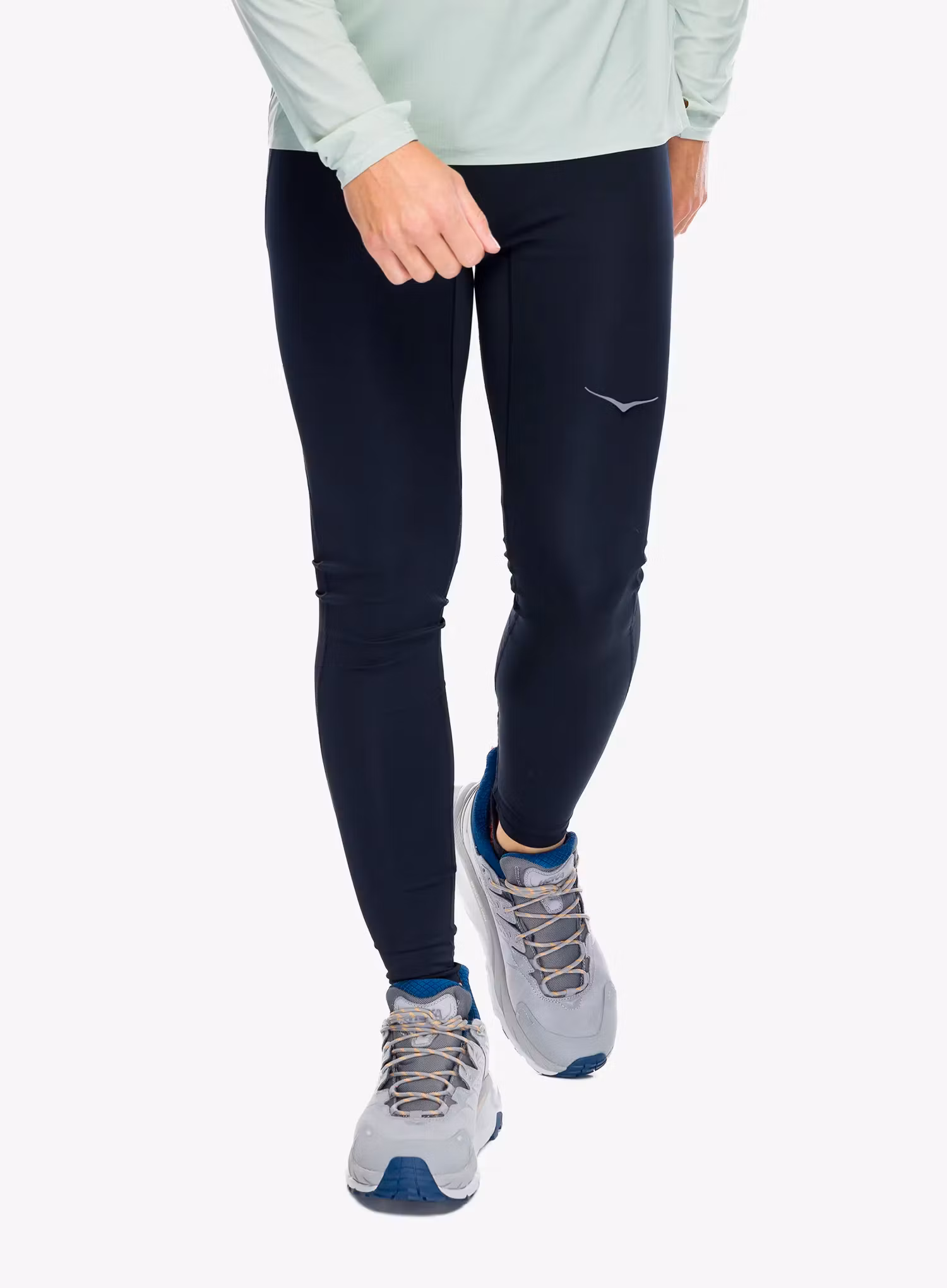 Legíny na běhání Hoka Novafly Run Tight - black