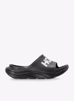 Nazouváky Hoka Ora Athletic Slide - black/white