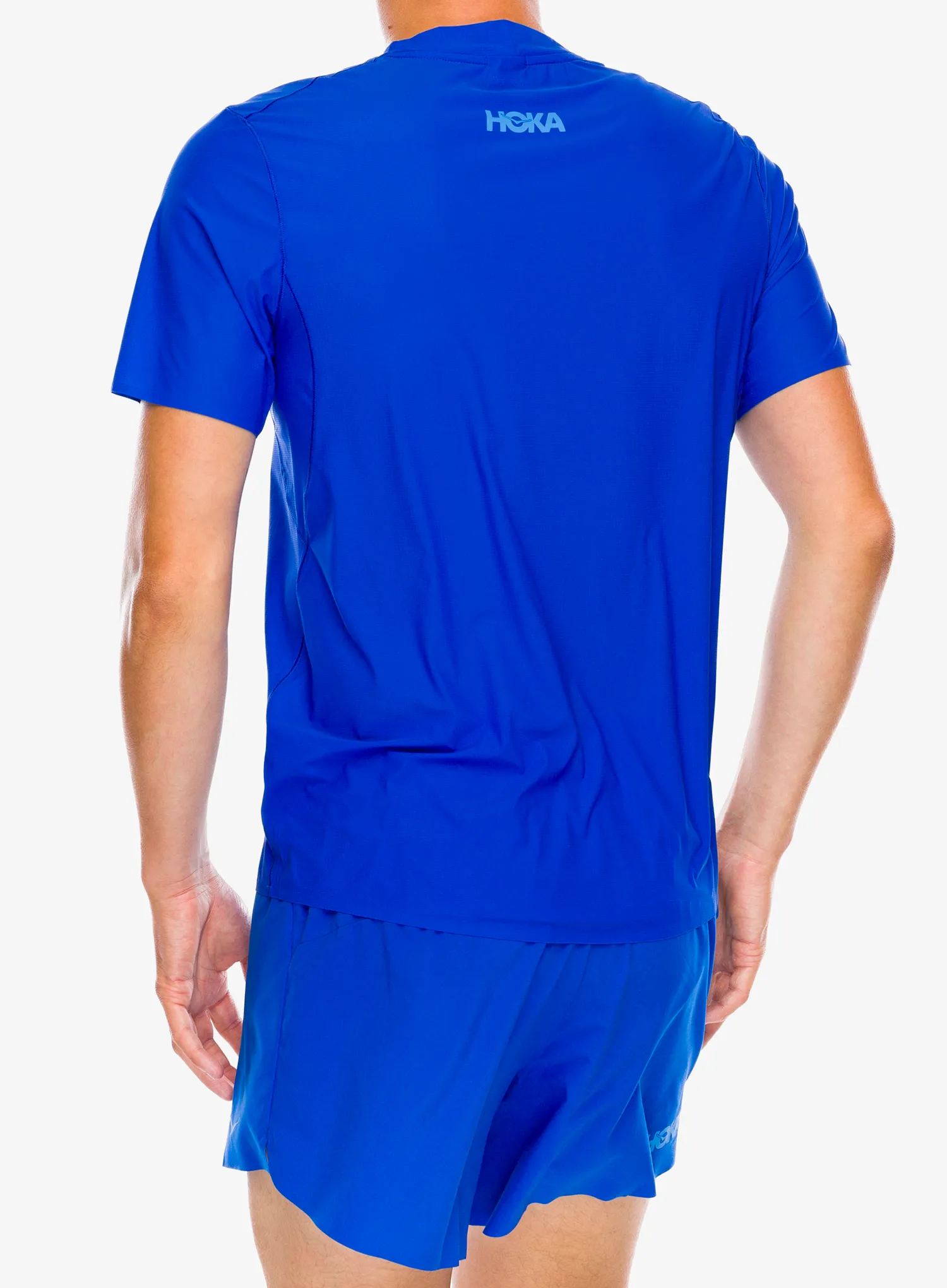 Běžecké tričko Hoka Performance Run Short Sleeve - ultramarine