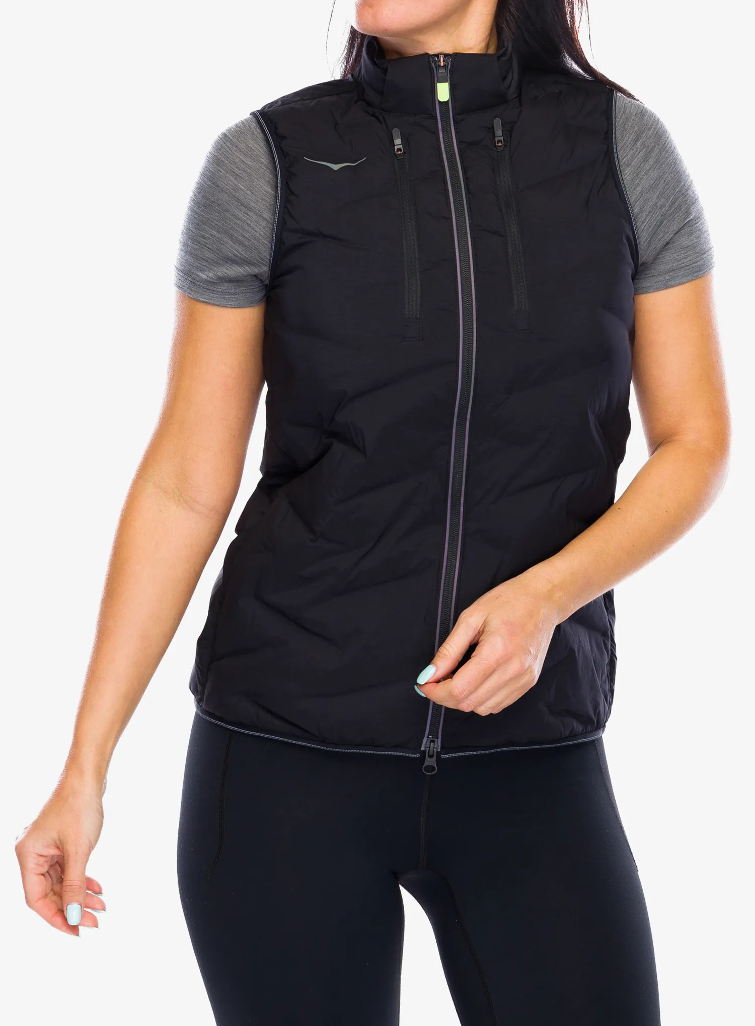 Vesta dámská Hoka Skyfill Run Vest - black