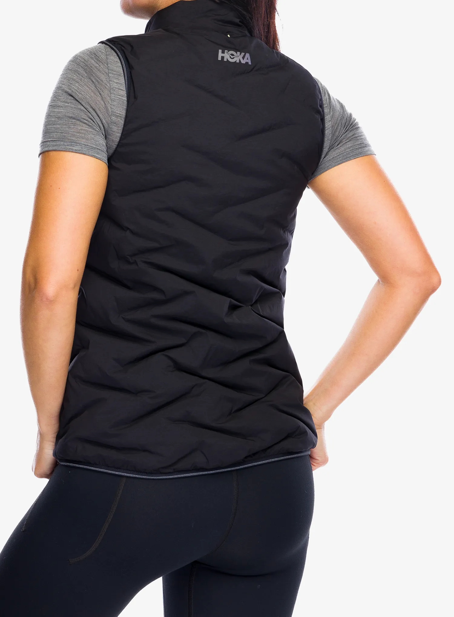 Vesta dámská Hoka Skyfill Run Vest - black