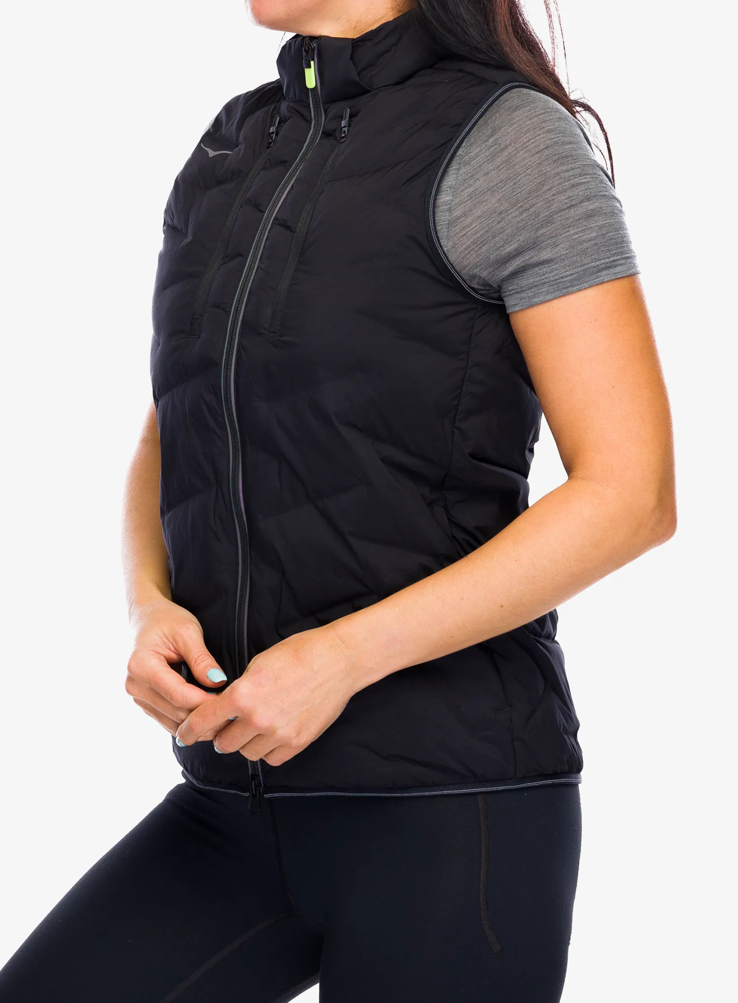 Vesta dámská Hoka Skyfill Run Vest - black