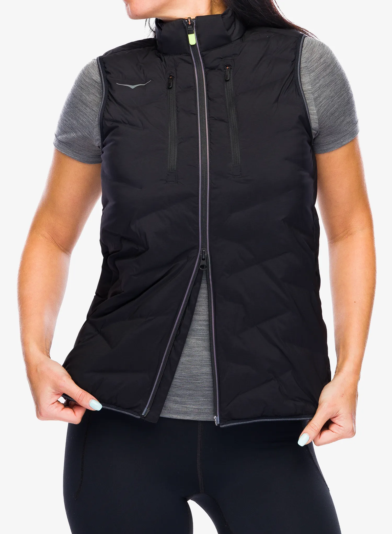 Vesta dámská Hoka Skyfill Run Vest - black