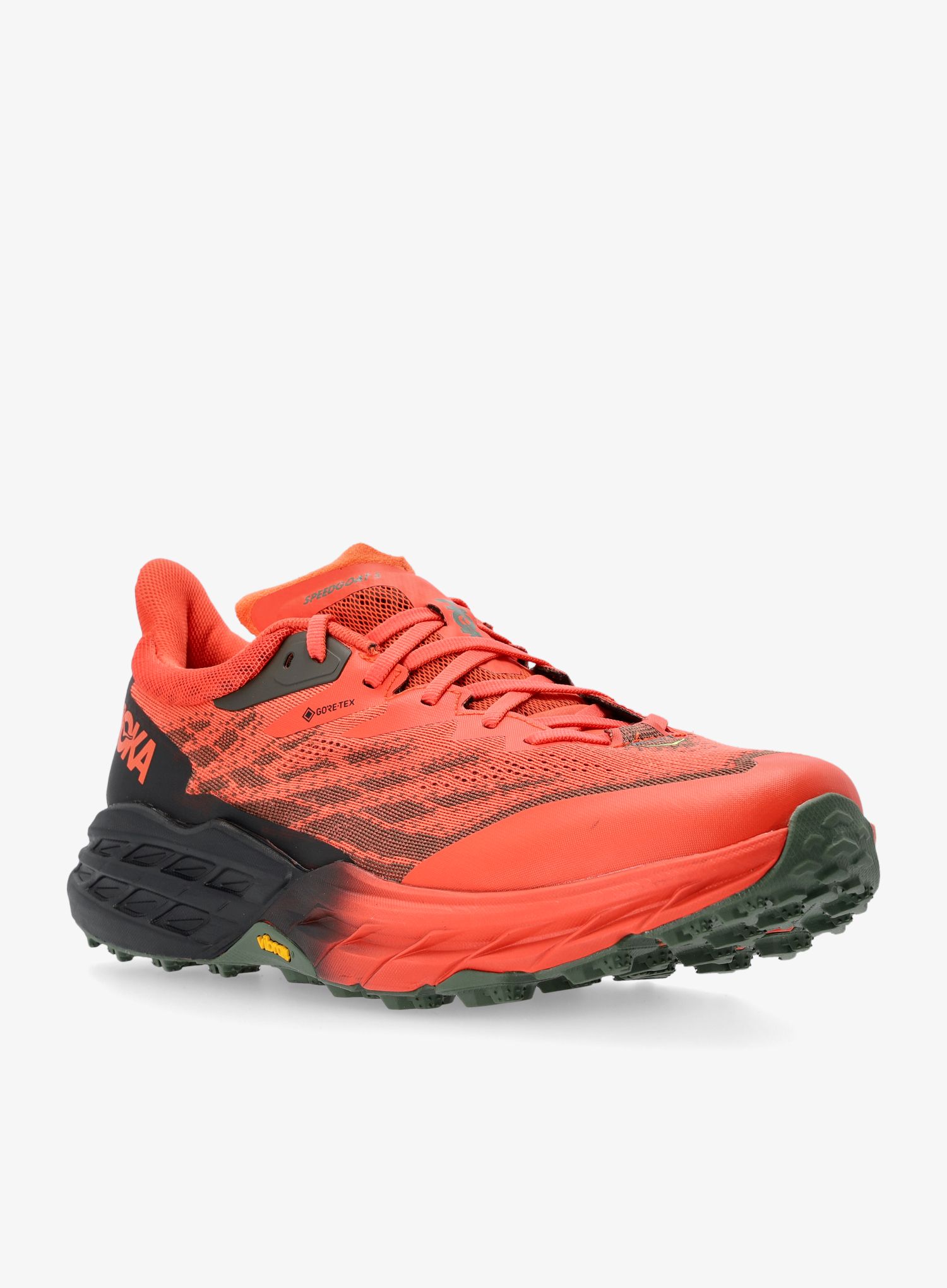 Boty na běhání pánské Hoka Speedgoat 5 GTX - fiesta/thyme