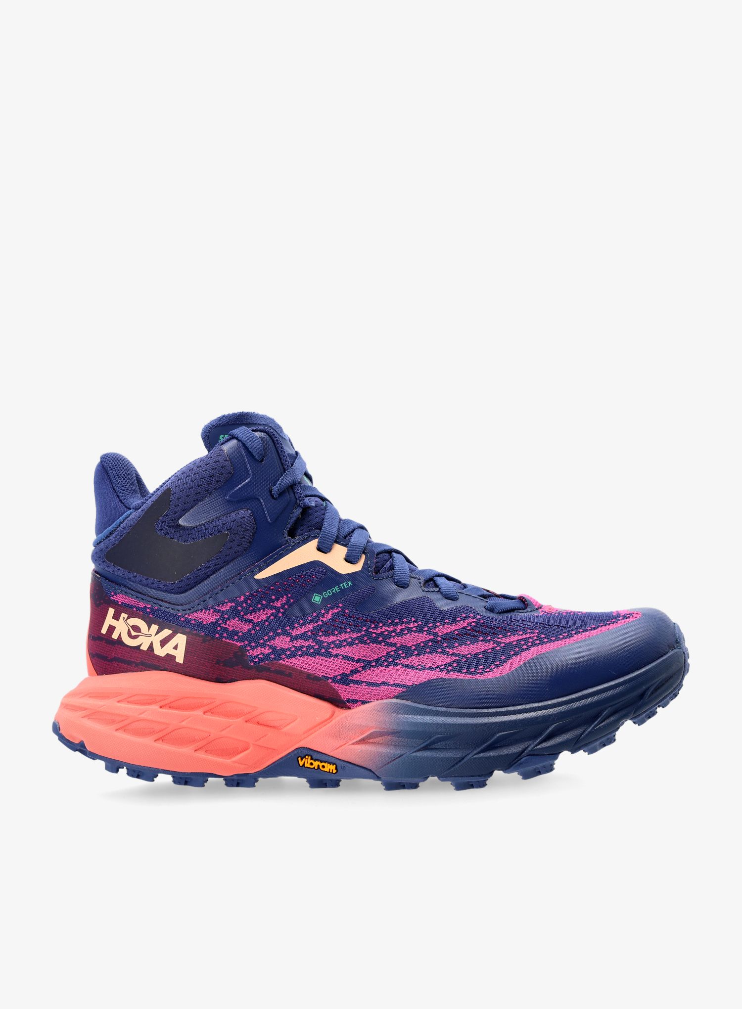Turistické boty dámské Hoka Speedgoat 5 Mid GTX - blue/camellia