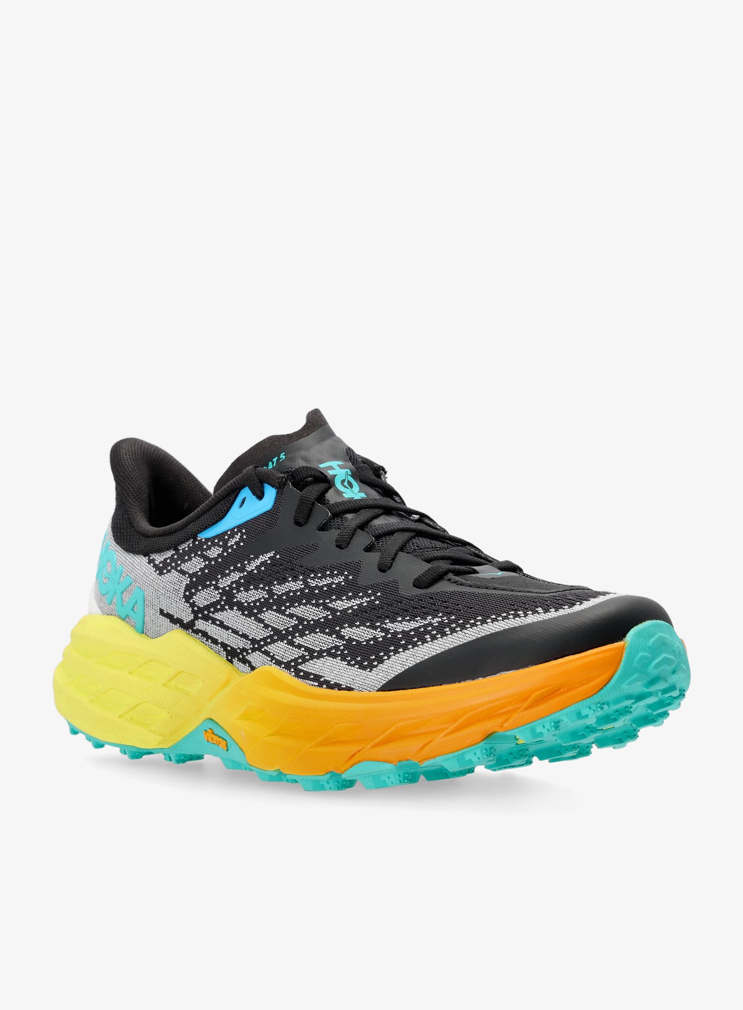 Pánské trailové boty Hoka Speedgoat 5 - black/evening primrose