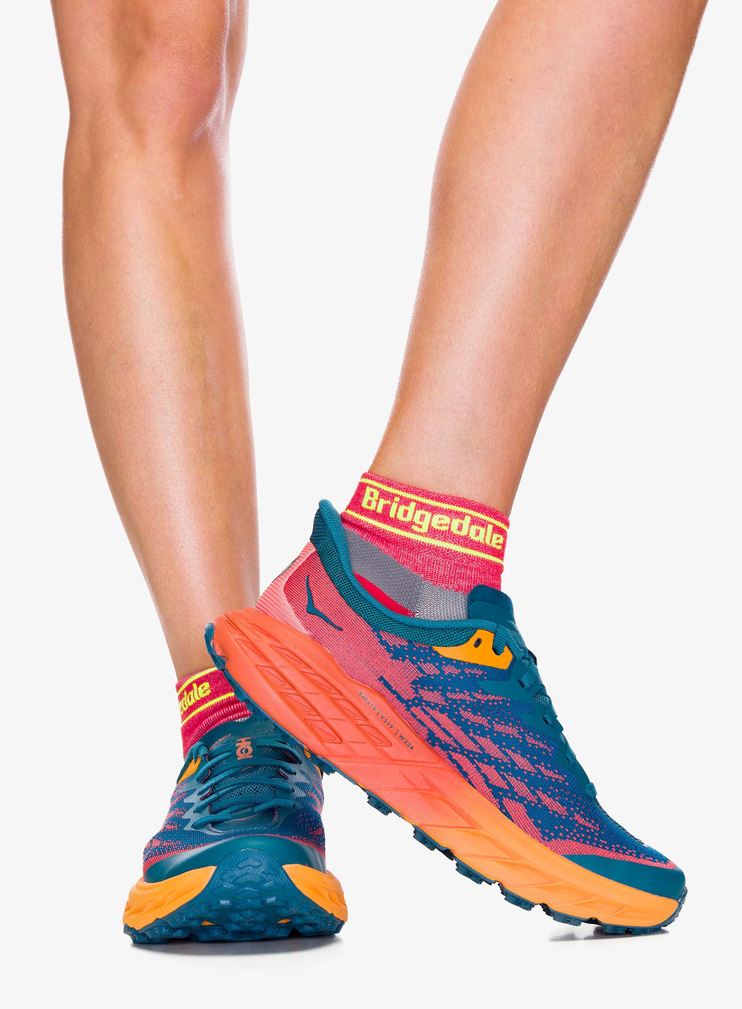 Dámské trailové boty Hoka Speedgoat 5 - blue crl/camellia