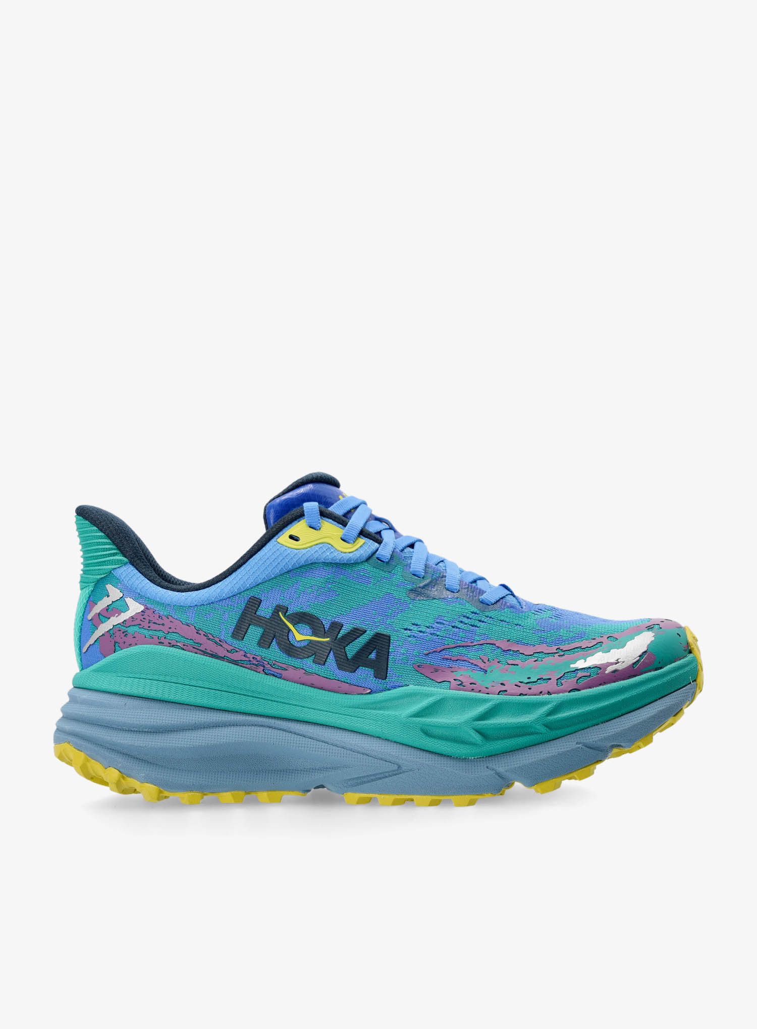 Trailové boty Hoka Stinson ATR 7 - virtual blue/tech green