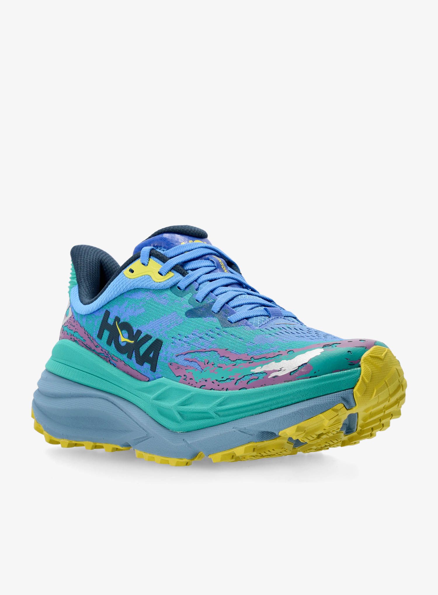 Trailové boty Hoka Stinson ATR 7 - virtual blue/tech green