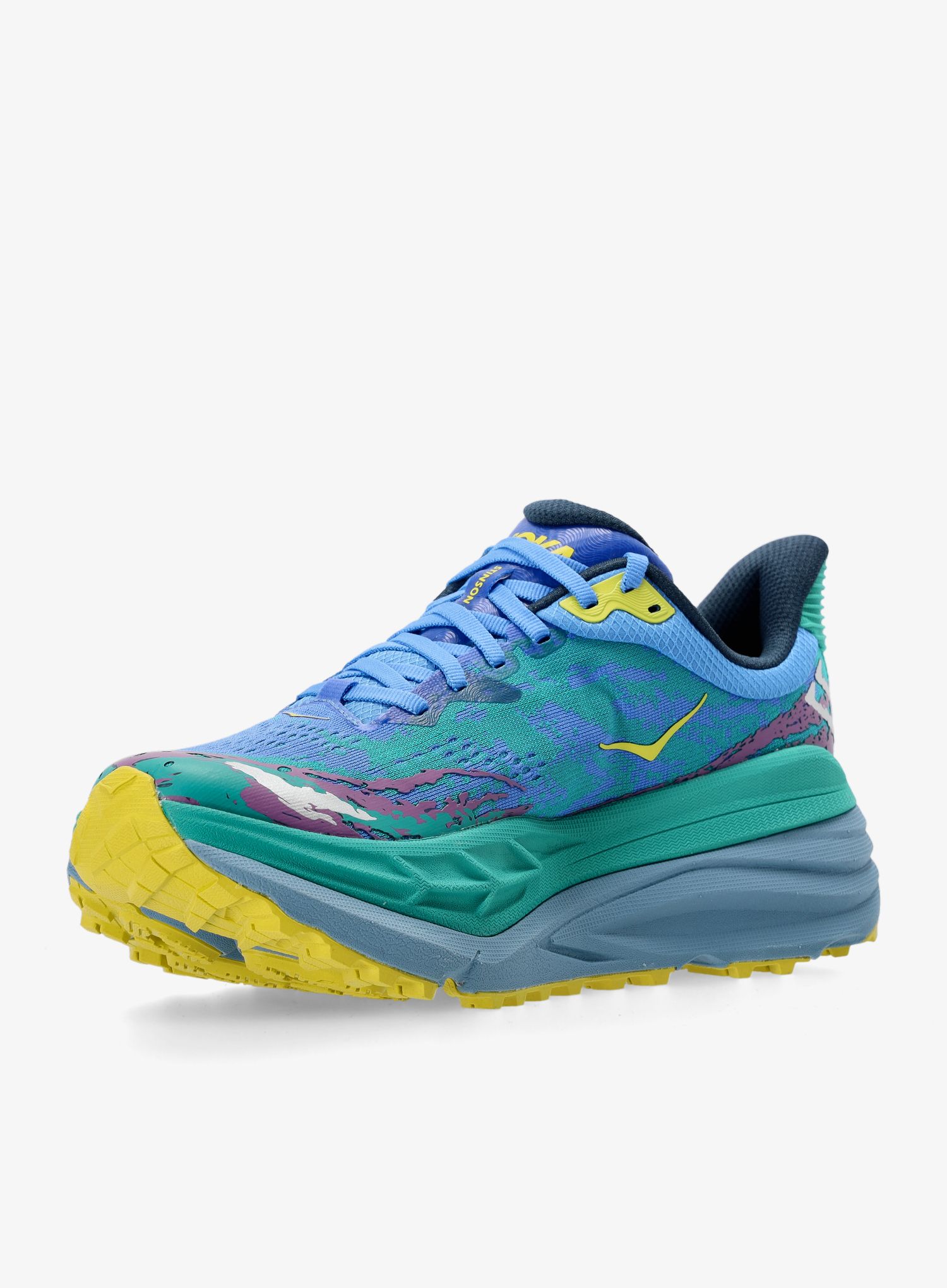 Trailové boty Hoka Stinson ATR 7 - virtual blue/tech green