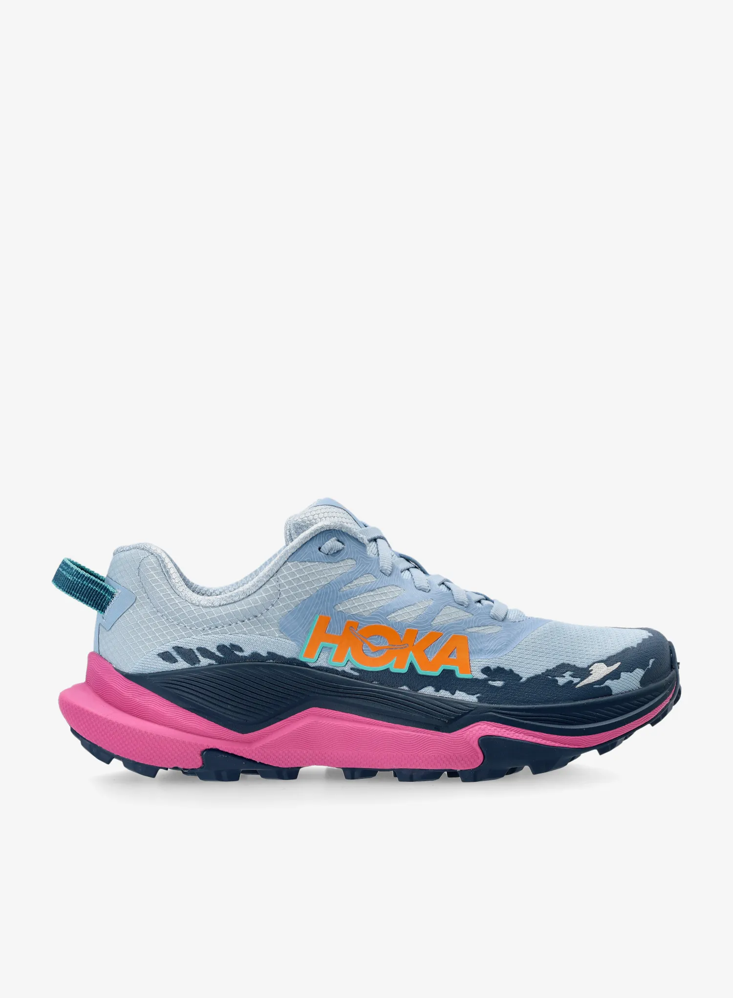 Dámské trailové boty Hoka Torrent 4 - drizzle/fuchsia