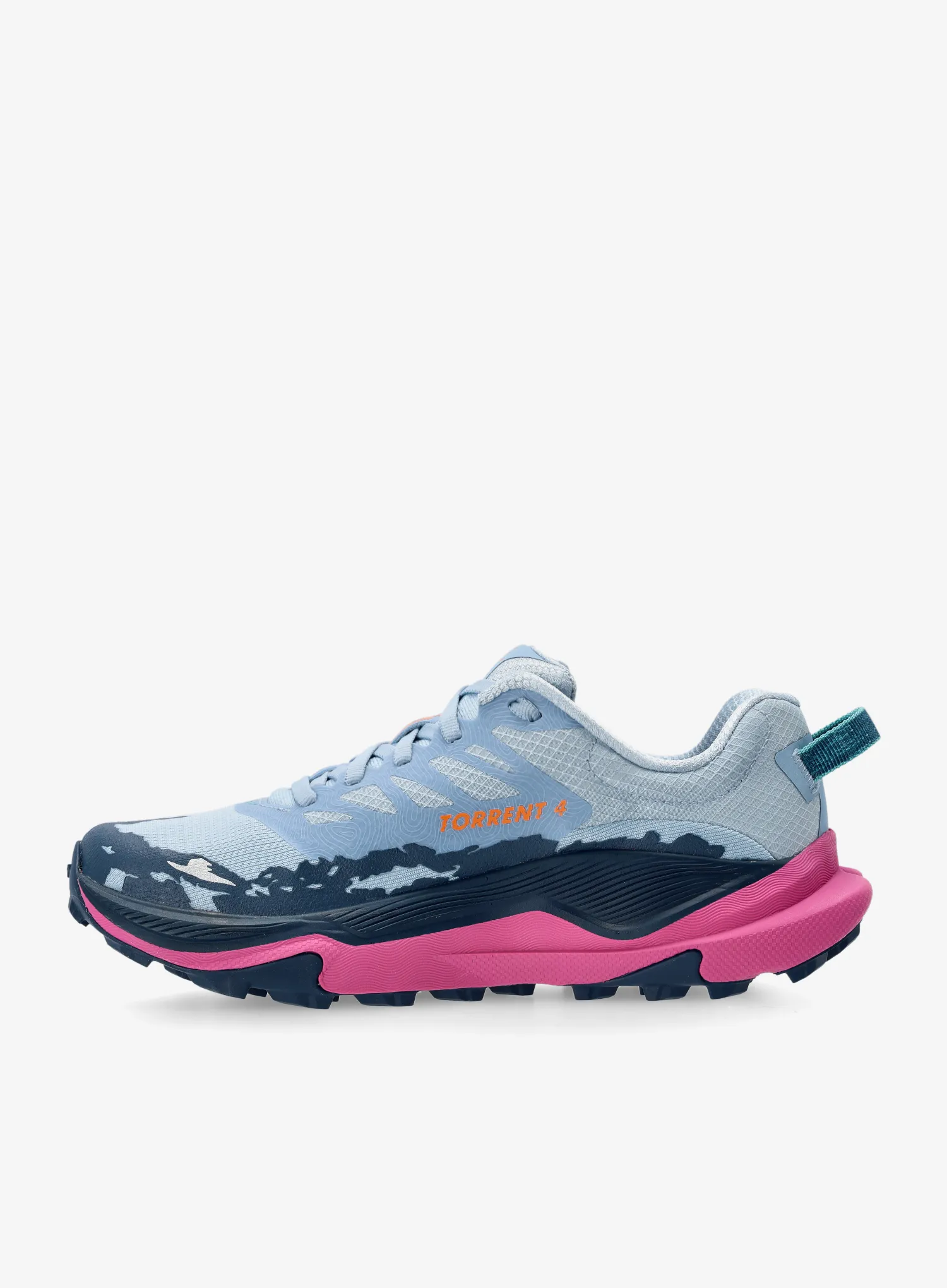Dámské trailové boty Hoka Torrent 4 - drizzle/fuchsia