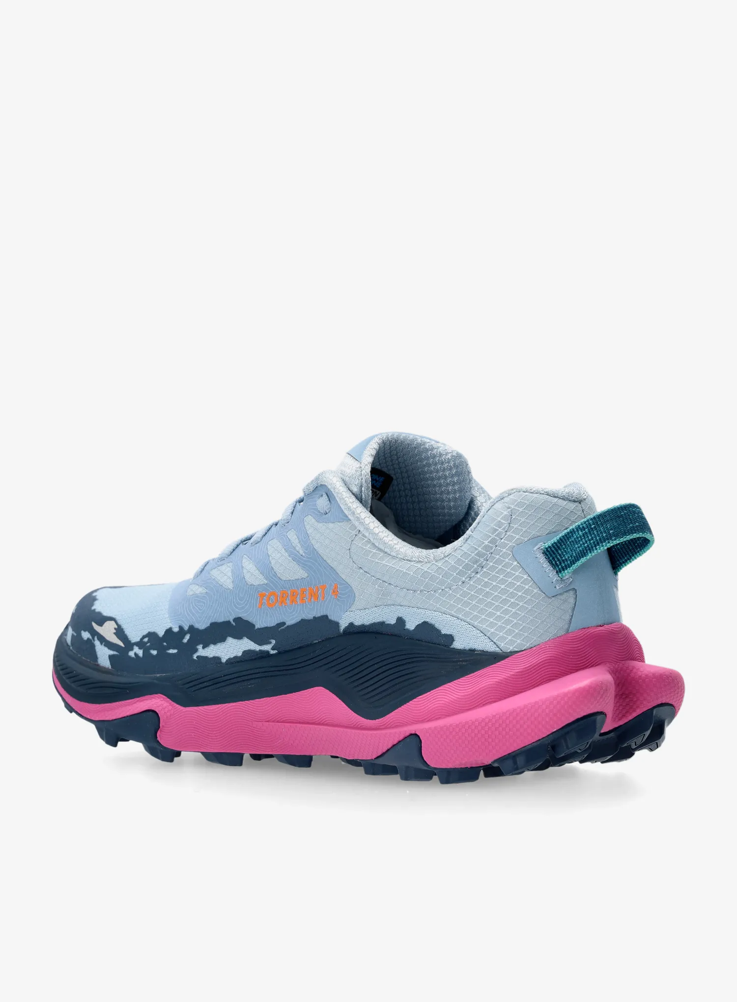 Dámské trailové boty Hoka Torrent 4 - drizzle/fuchsia