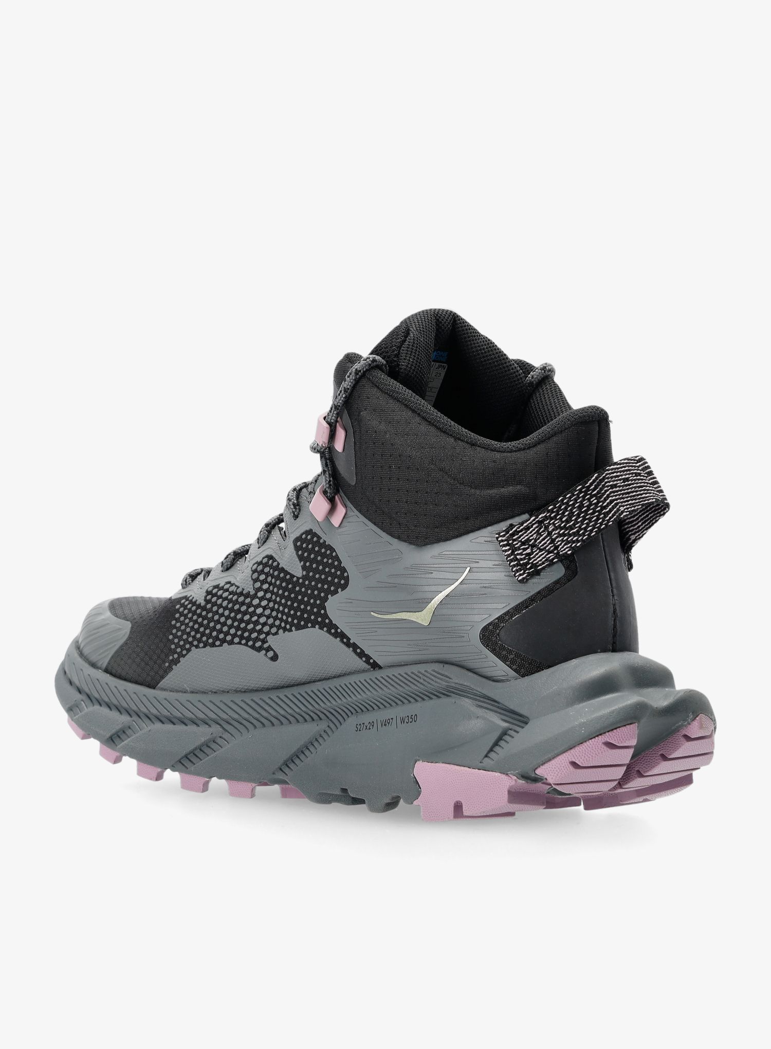 Dámské turistické boty Hoka Trail Code GTX - black/cstlrock