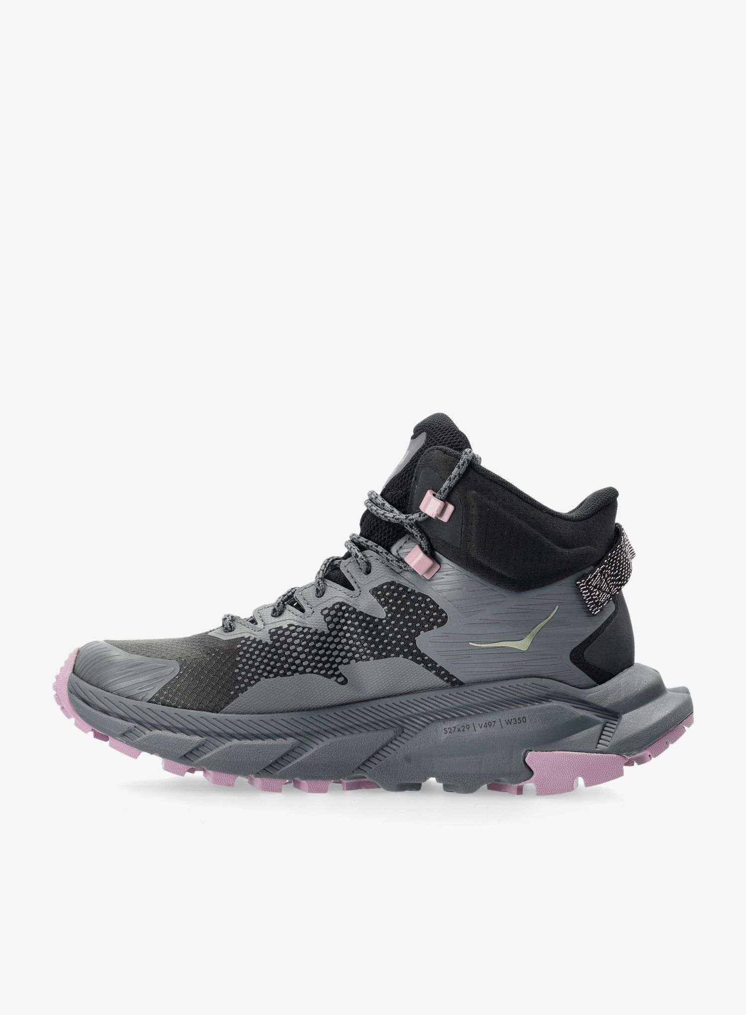 Dámské turistické boty Hoka Trail Code GTX - black/cstlrock