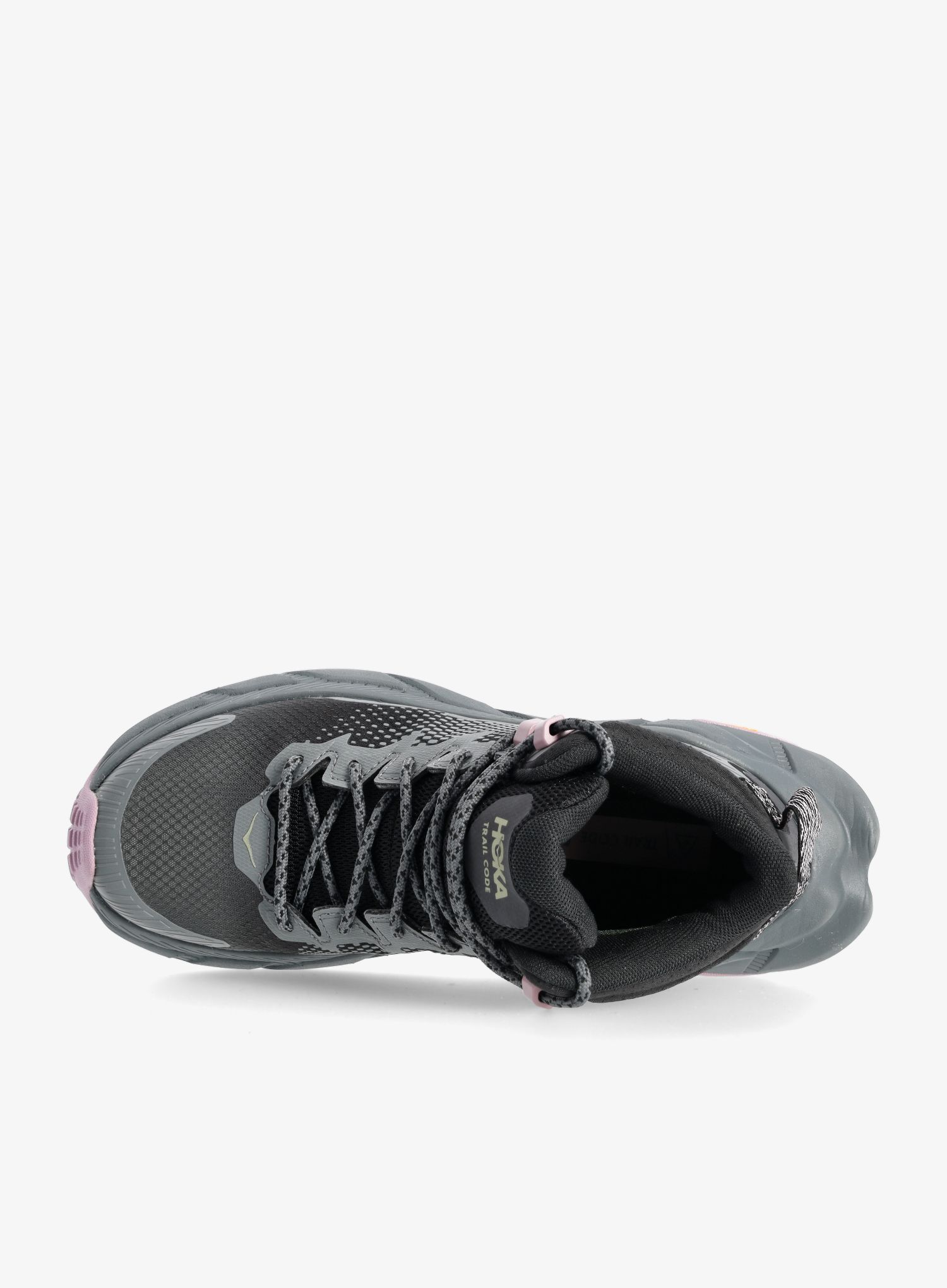 Dámské turistické boty Hoka Trail Code GTX - black/cstlrock
