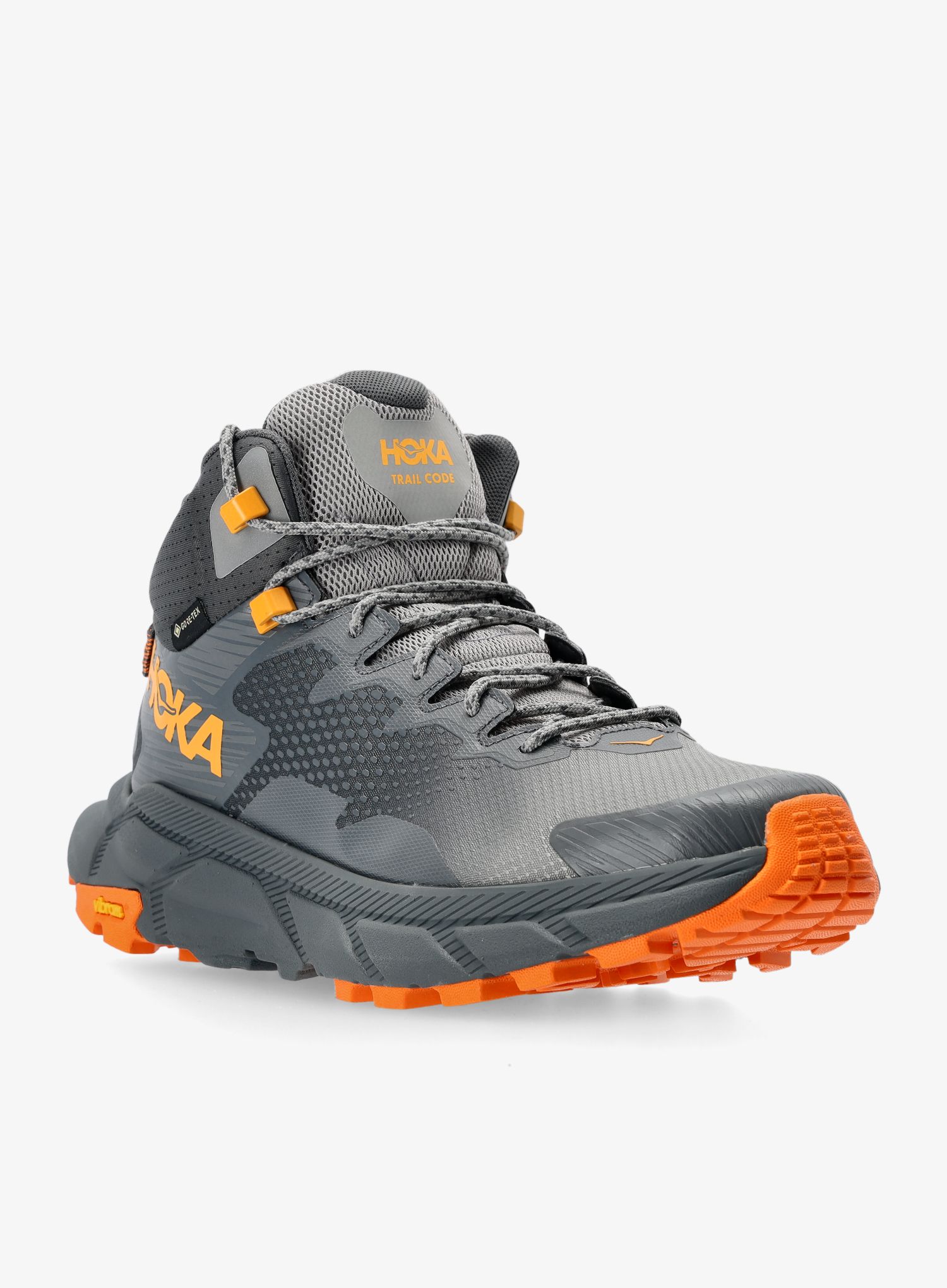 Turistické boty Hoka Trail Code GTX - castleroc/orange