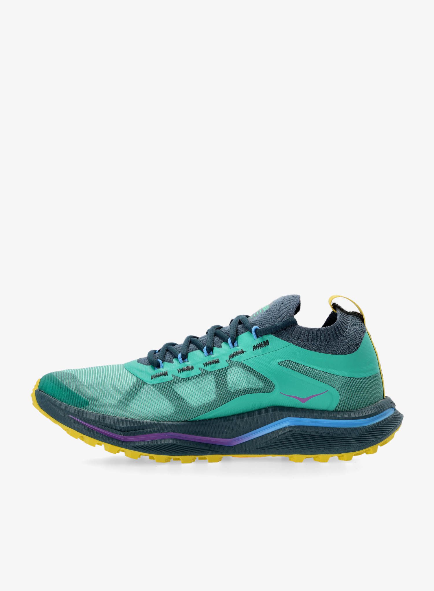 Dámské trailové boty Hoka Zinal 2 - tech green/strata