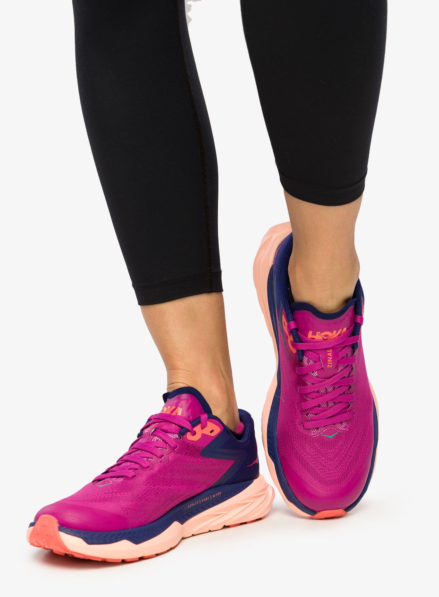 Dámské trailové boty Hoka Zinal - festival fuchsia/bellwether blue