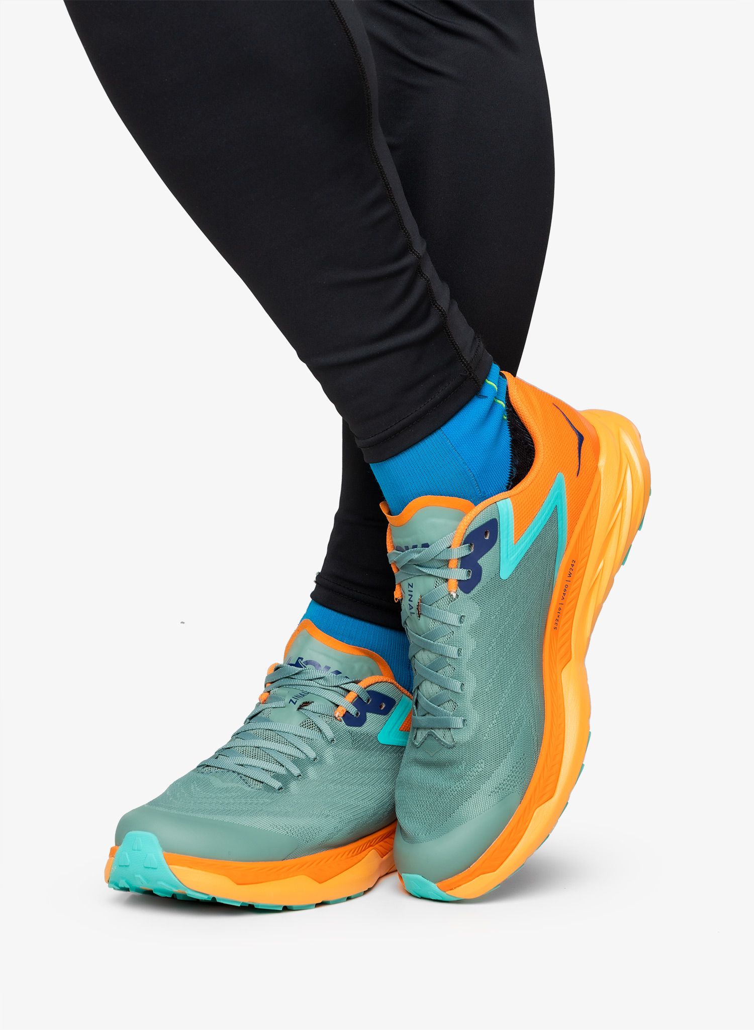 Trailové boty Hoka Zinal - trellis/vibrant orange