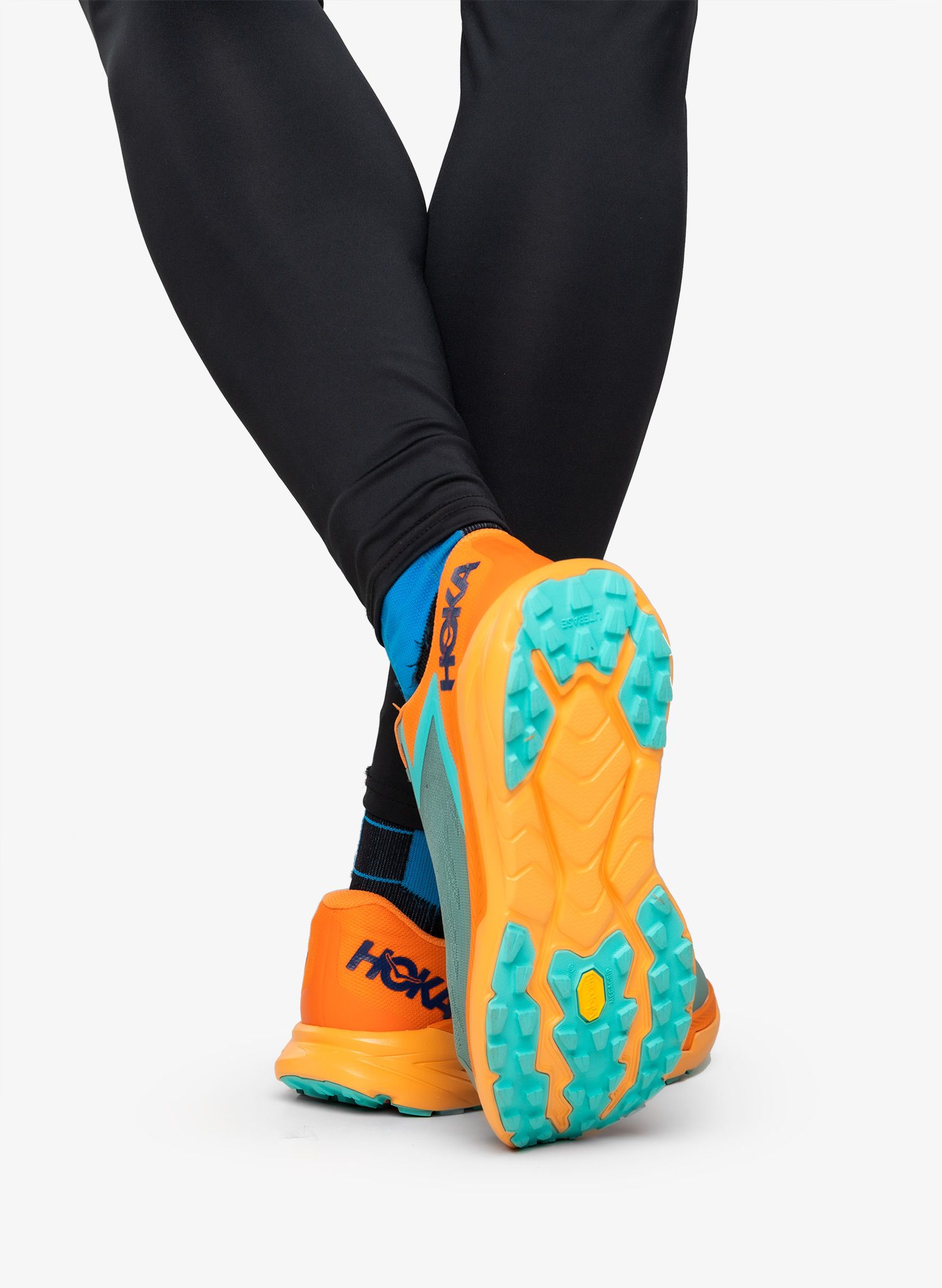 Trailové boty Hoka Zinal - trellis/vibrant orange