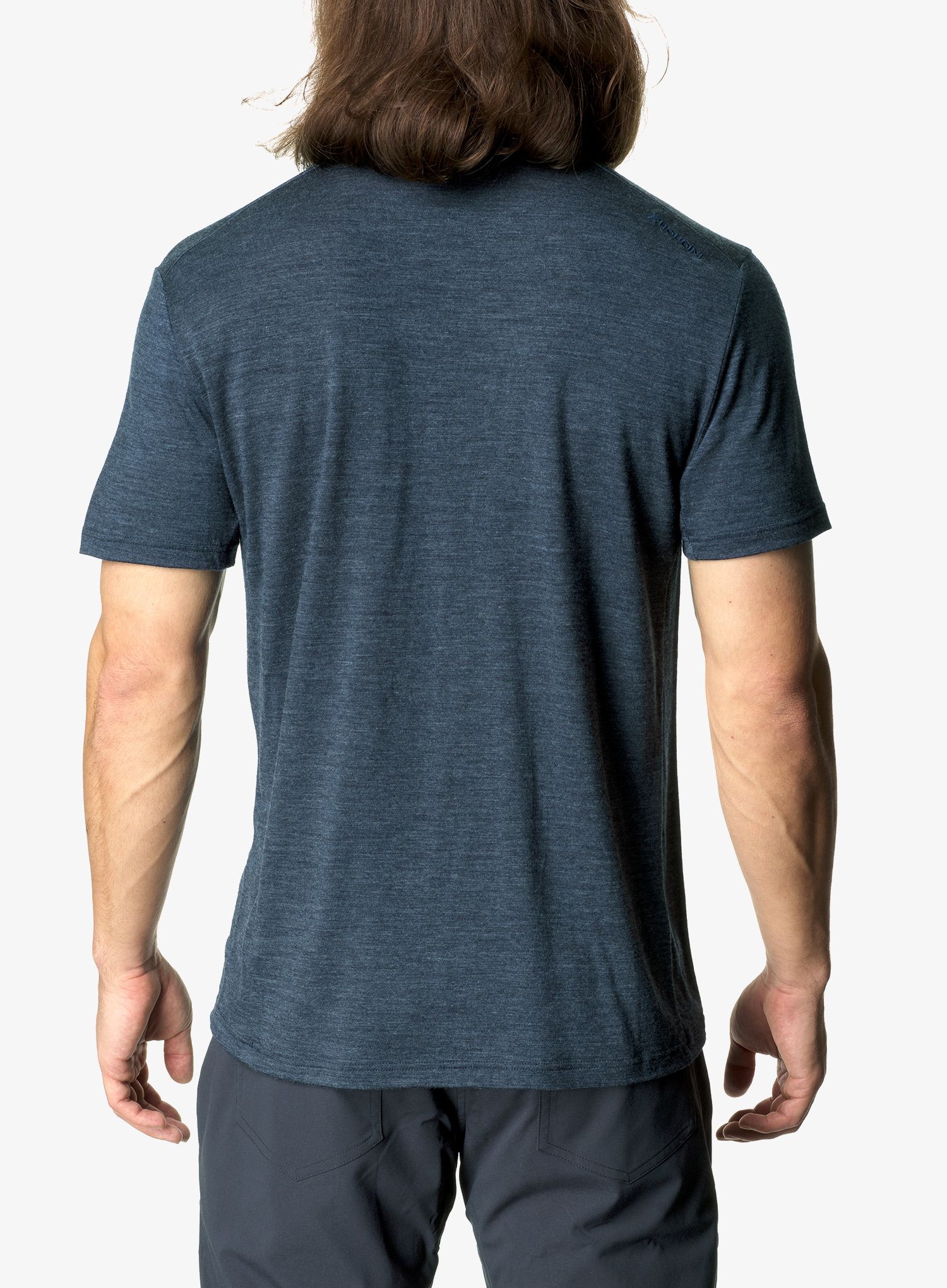 Merino triko Houdini Activist Tee - deep sea blue