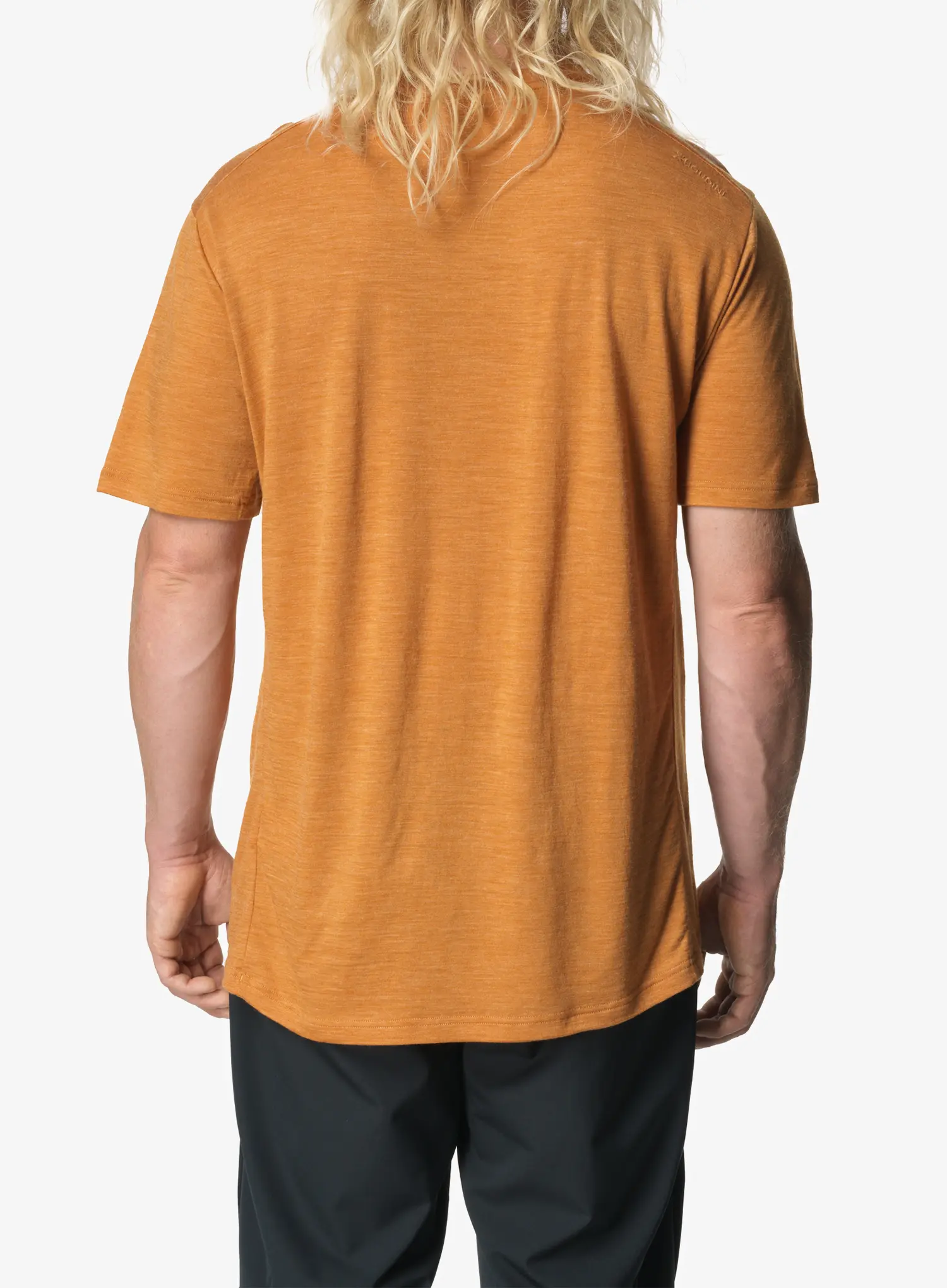 Merino triko Houdini Activist Tee - golden brown