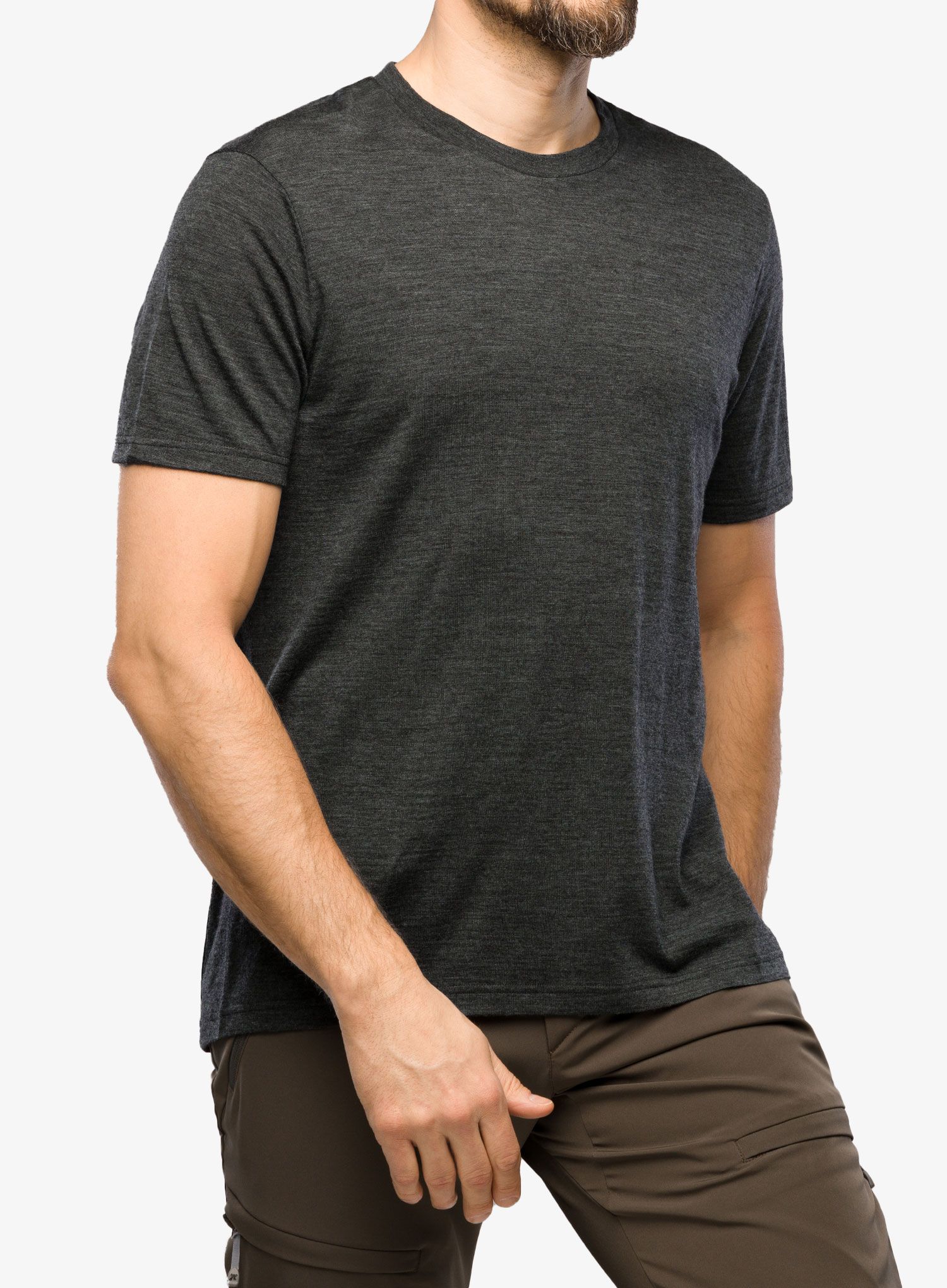 Merino triko pánské Houdini Activist Tee - true black