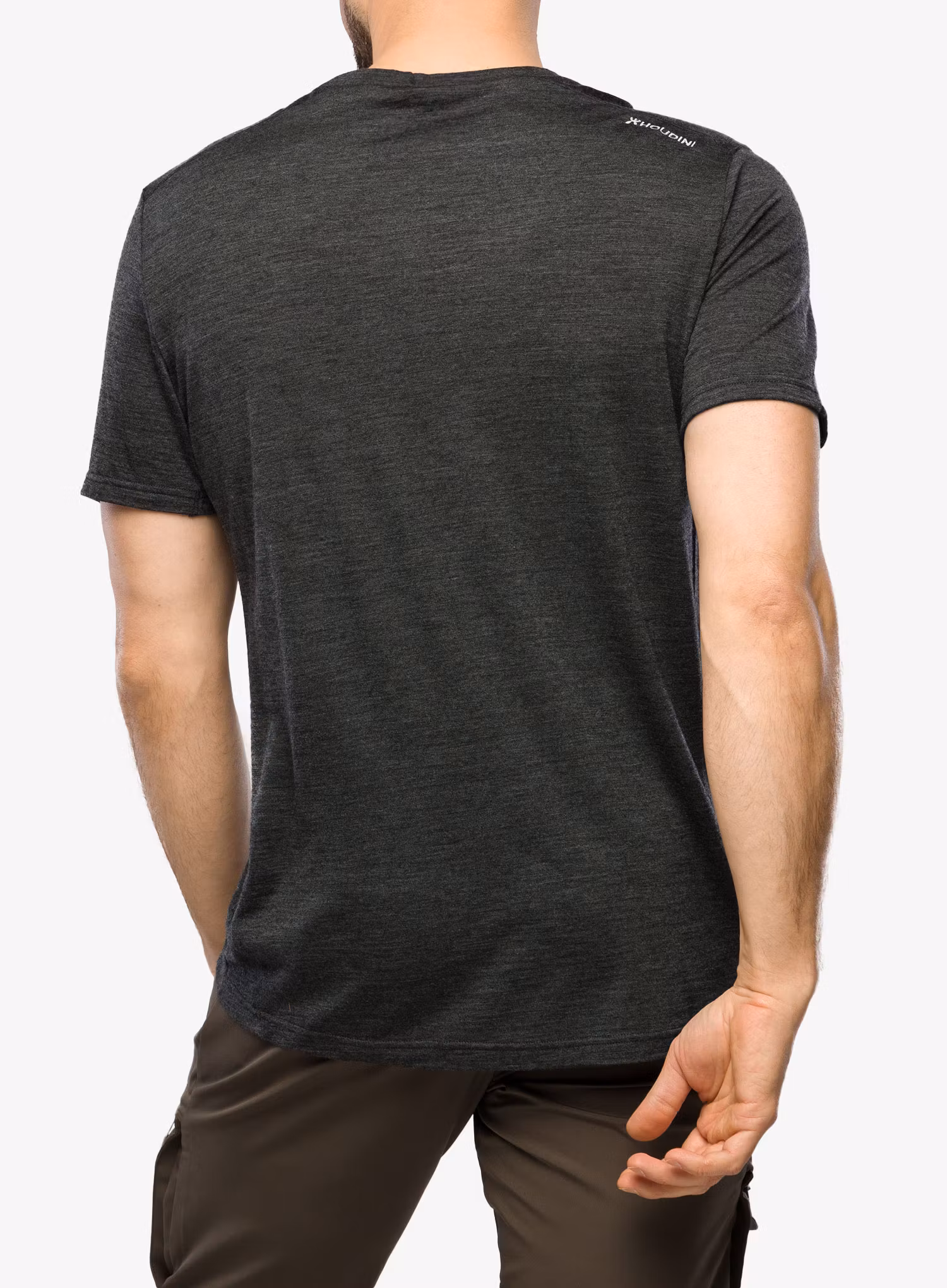 Merino triko pánské Houdini Activist Tee - true black